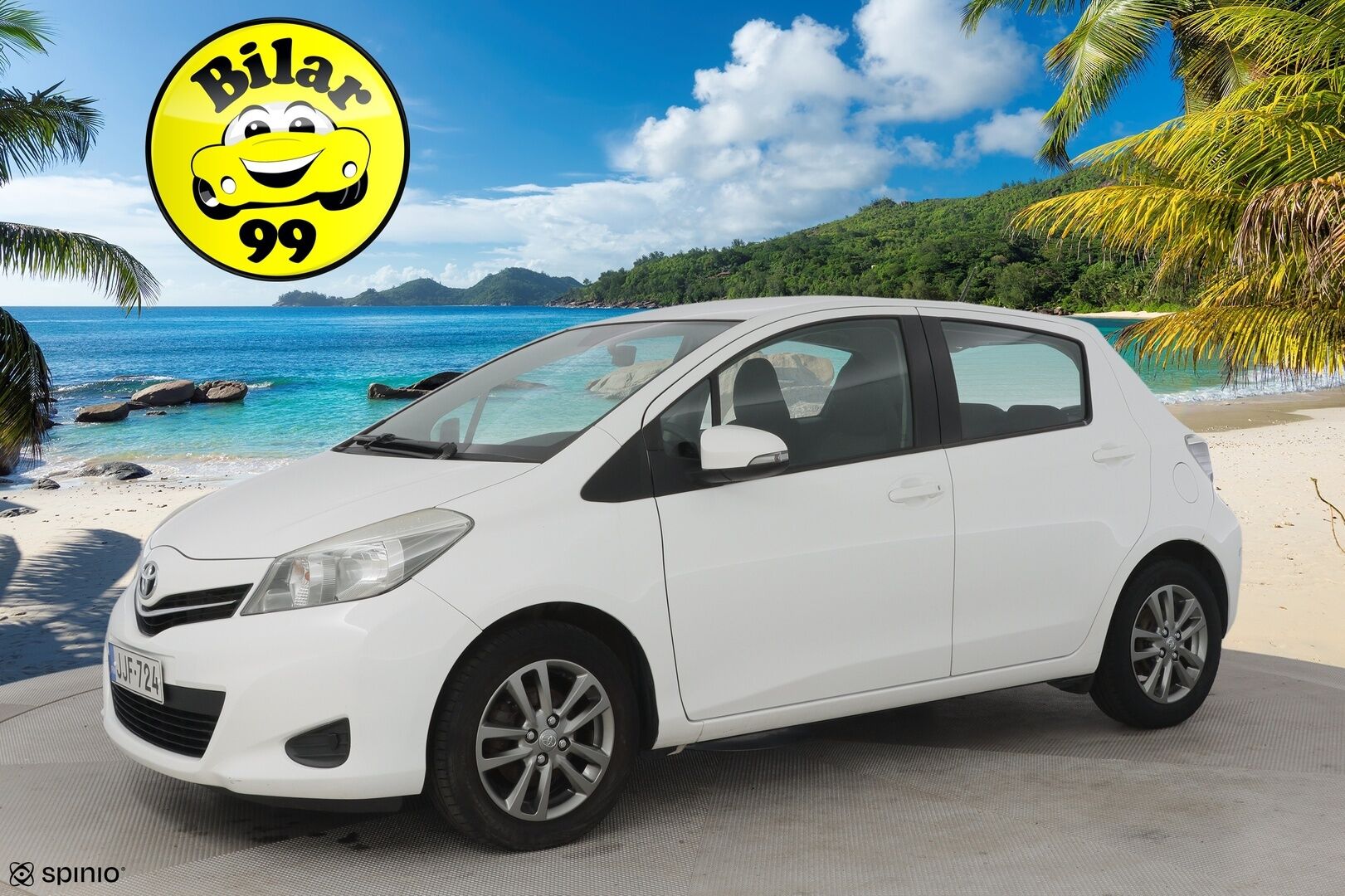 Toyota Yaris 2014 1,33 Dual VVT-i Active / Merkkihuollot / P-kamera / Navi - Suomi auto / Merkkihuollot / Lohkolämmitin / Navi / Vakionopeudensäädin / P-Kamera