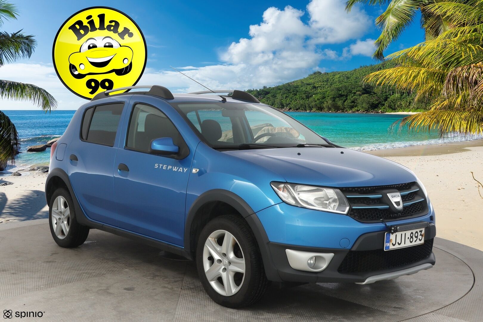 Dacia Sandero 2014 Stepway TCe 90 Prestige **Cruise / Kahdet renkaat / Lohko / Tutka** - Huoltokirja / Hyvät renkaat!