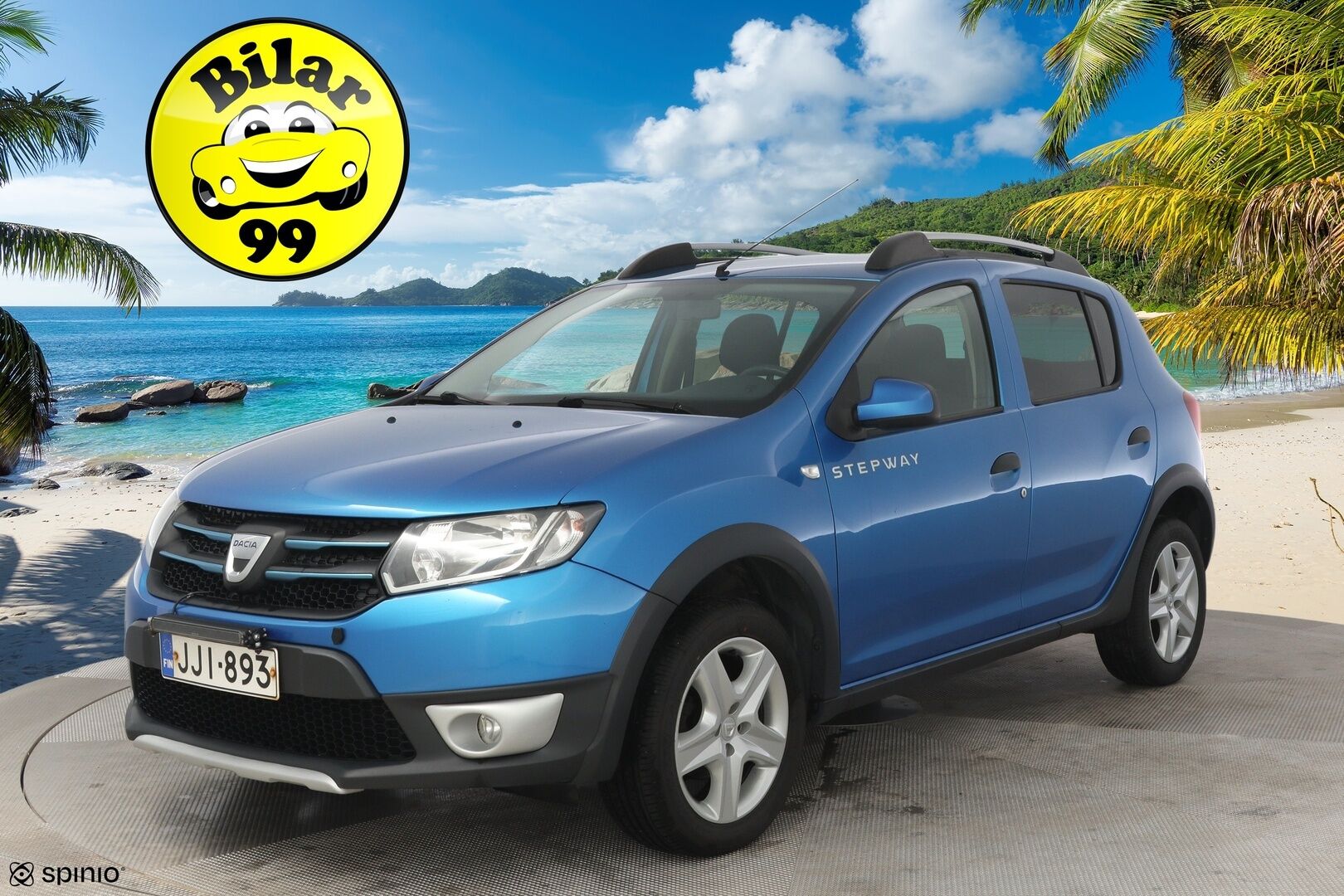 Dacia Sandero 2014 Stepway TCe 90 Prestige **Cruise / Kahdet renkaat / Lohko / Tutka** - Huoltokirja / Hyvät renkaat!
