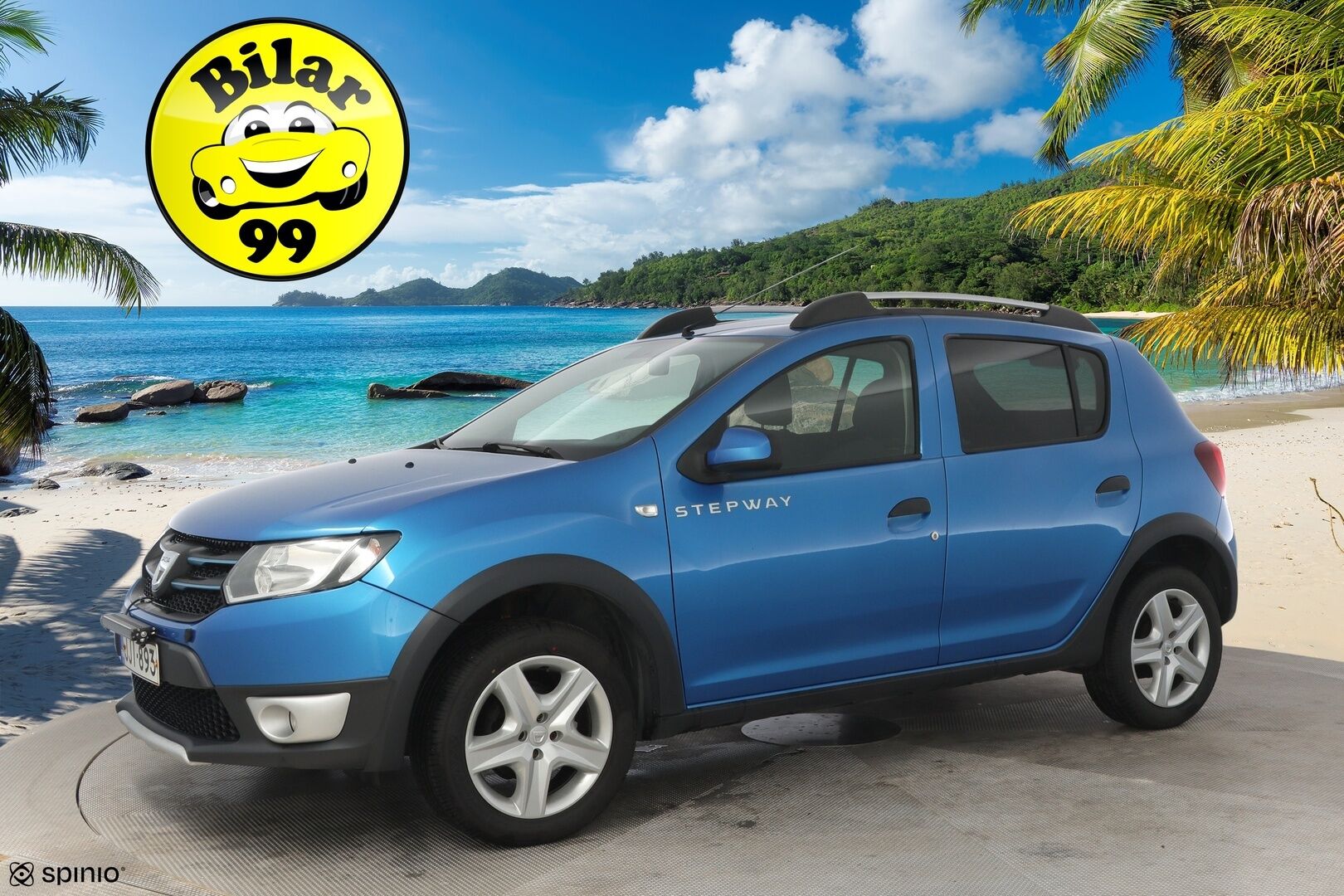 Dacia Sandero 2014 Stepway TCe 90 Prestige **Cruise / Kahdet renkaat / Lohko / Tutka** - Huoltokirja / Hyvät renkaat!