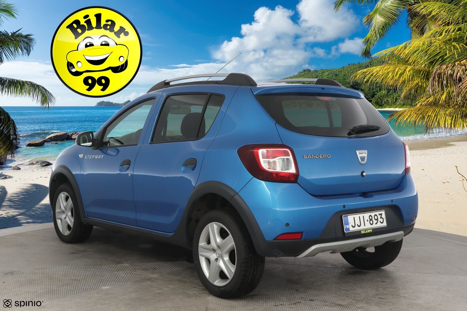 Dacia Sandero 2014 Stepway TCe 90 Prestige **Cruise / Kahdet renkaat / Lohko / Tutka** - Huoltokirja / Hyvät renkaat!