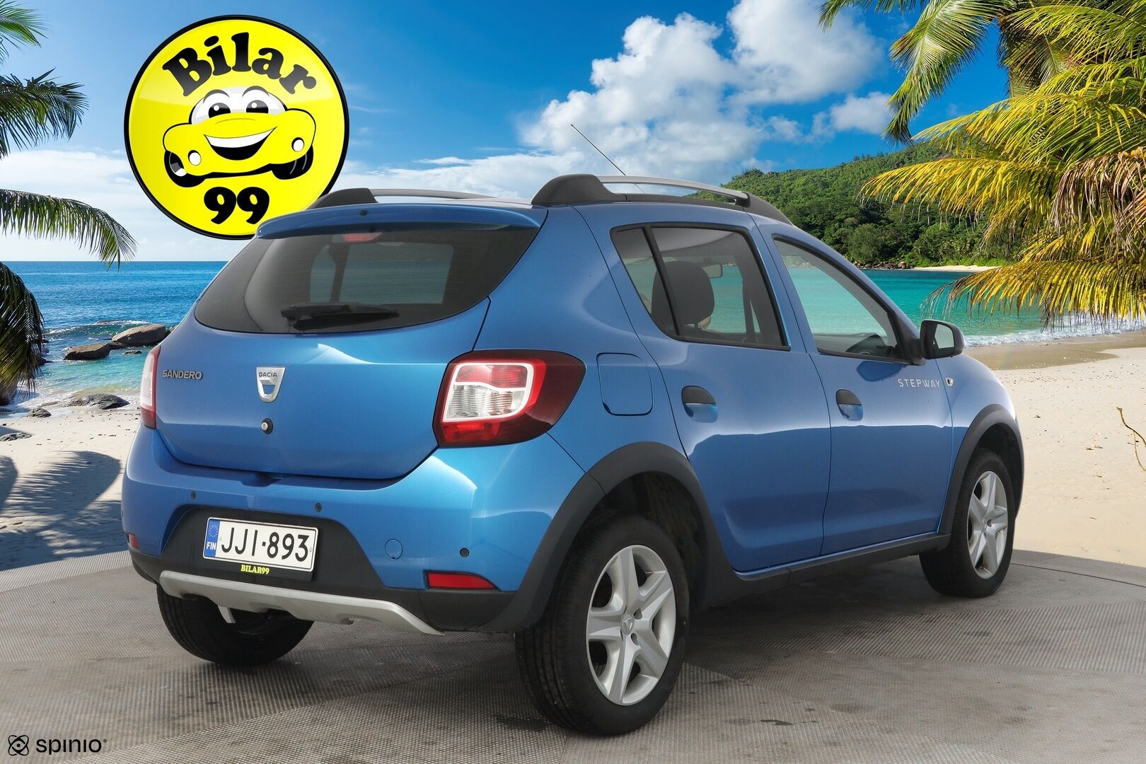 Dacia Sandero 2014 Stepway TCe 90 Prestige **Cruise / Kahdet renkaat / Lohko / Tutka** - Huoltokirja / Hyvät renkaat!