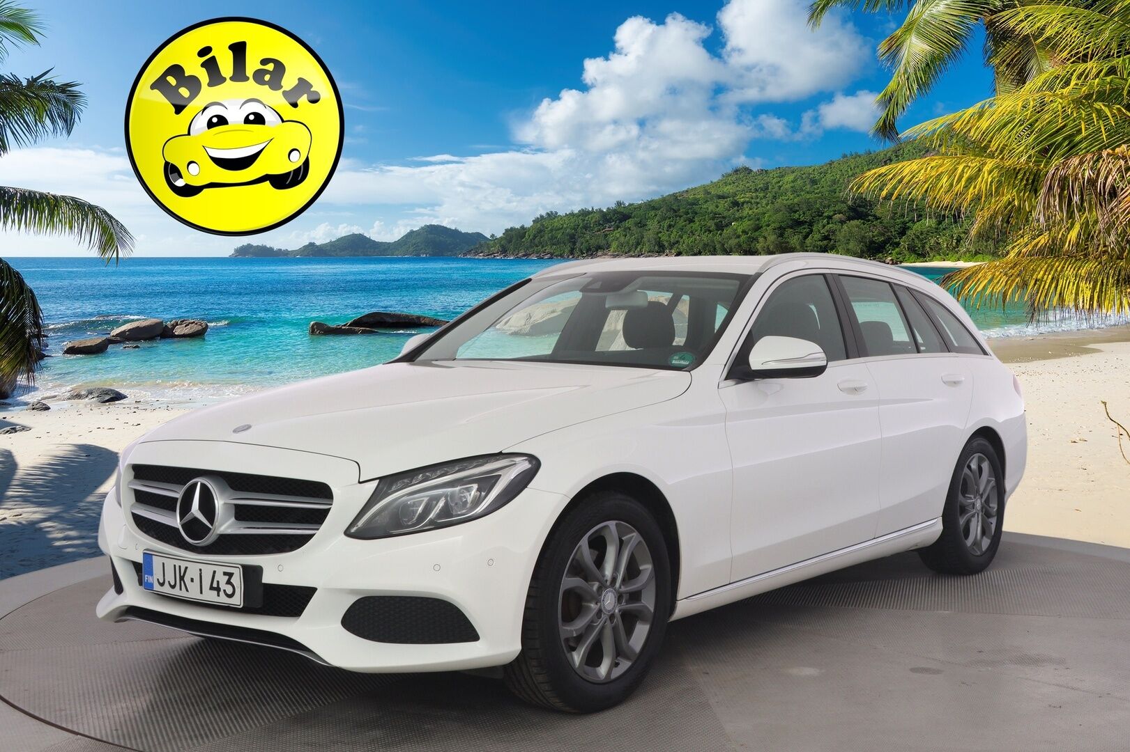 Mercedes-Benz C 2015 180 T A Premium Business *YritysOutlet - Myydään vain yrityksille* - Suomi-auto | LED | Vakkari | Lohko | Koukku | 2x renkaat
