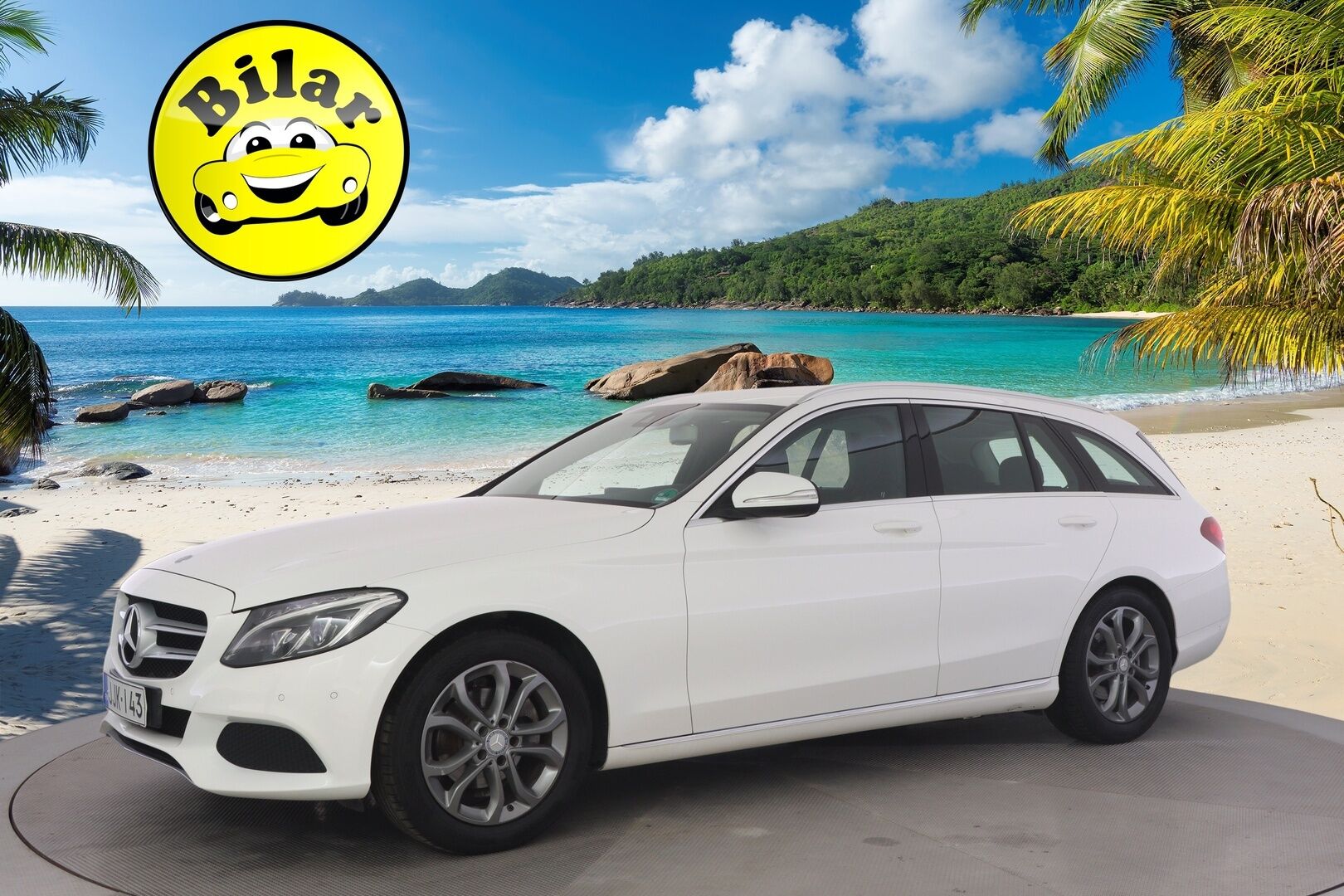 Mercedes-Benz C 2015 180 T A Premium Business *YritysOutlet - Myydään vain yrityksille* - Suomi-auto | LED | Vakkari | Lohko | Koukku | 2x renkaat