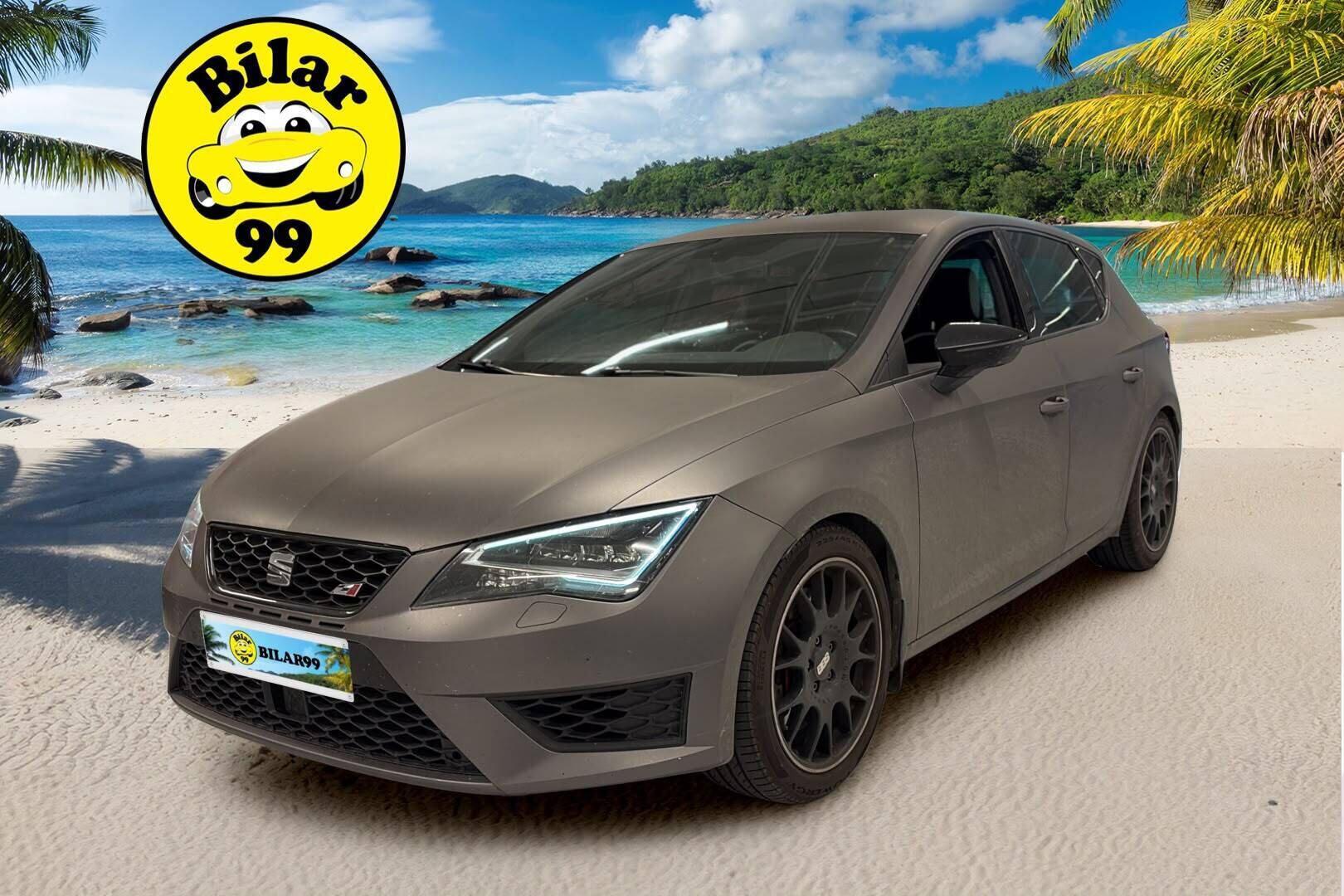 Seat Leon 2014 2,0 TSI 280 Cupra DSG | YritysOutlet - Myydään vain yrityksille - ACC | LED | P-Tutkat | Penkinlämmittimet | Suomi-auto | Bluetooth
