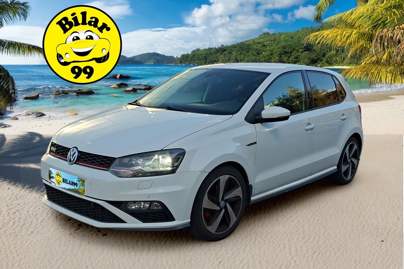 Volkswagen Polo 2015 GTI 1,8 TSI 141 kW (192 hv) BlueMotion Technology DSG-automaatti - |Suomi-auto | Vakkari | LED | Parkkitutkat | Sporttipenkit | Bluetooth Lohko | 2x renkaat ja vanteet|
