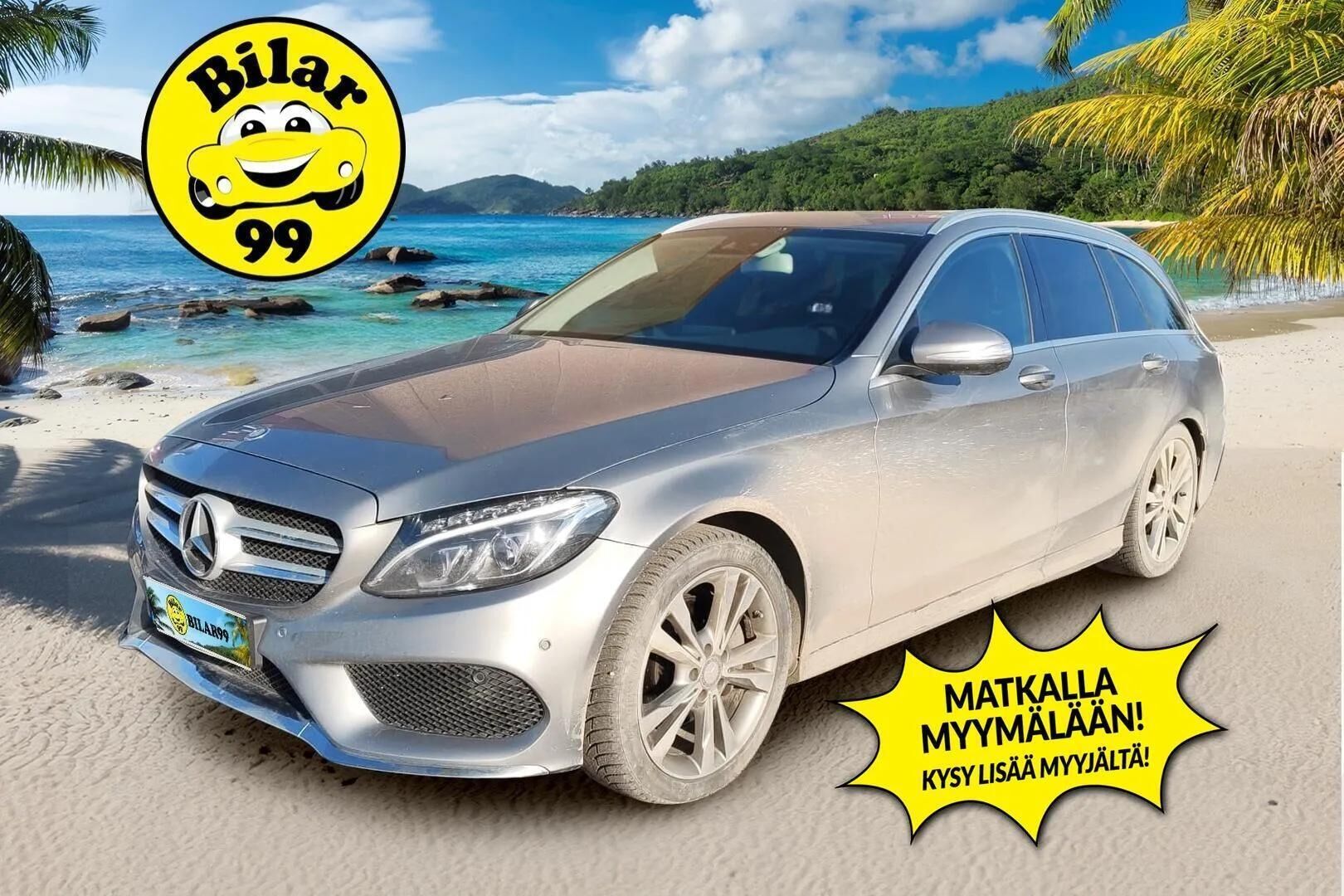 Mercedes-Benz C 2015 180 T A AMG Premium Edition * / 1-Omisteinen Suomi-auto / Vetokoukku / Sähköpenkki *