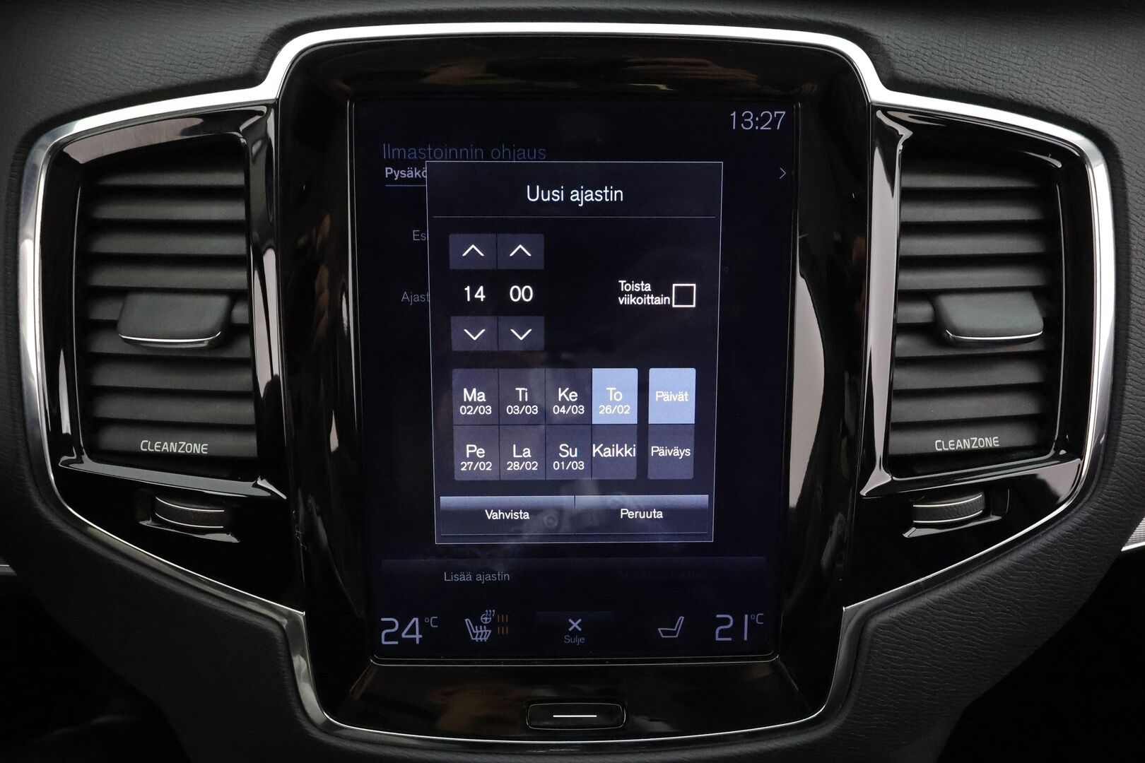 Volvo XC90 2015 D5 AWD Inscription aut 7-P * ACC / HUD / 360° / Muistipenkit / Full LED / Ilma-alusta / Koukku / Keyless / Nahat / Navi * - Suomi-auto / Kahdet renkaat aluvanteilla 