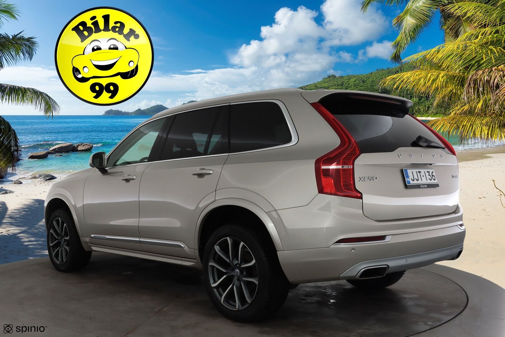 Volvo XC90 2015 D5 AWD Inscription aut 7-P * ACC / HUD / 360° / Muistipenkit / Full LED / Ilma-alusta / Koukku / Keyless / Nahat / Navi * - Suomi-auto / Kahdet renkaat aluvanteilla 
