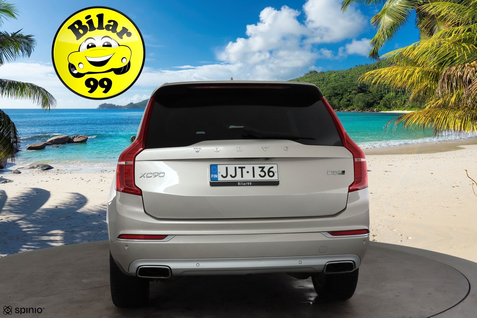 Volvo XC90 2015 D5 AWD Inscription aut 7-P * ACC / HUD / 360° / Muistipenkit / Full LED / Ilma-alusta / Koukku / Keyless / Nahat / Navi * - Suomi-auto / Kahdet renkaat aluvanteilla 