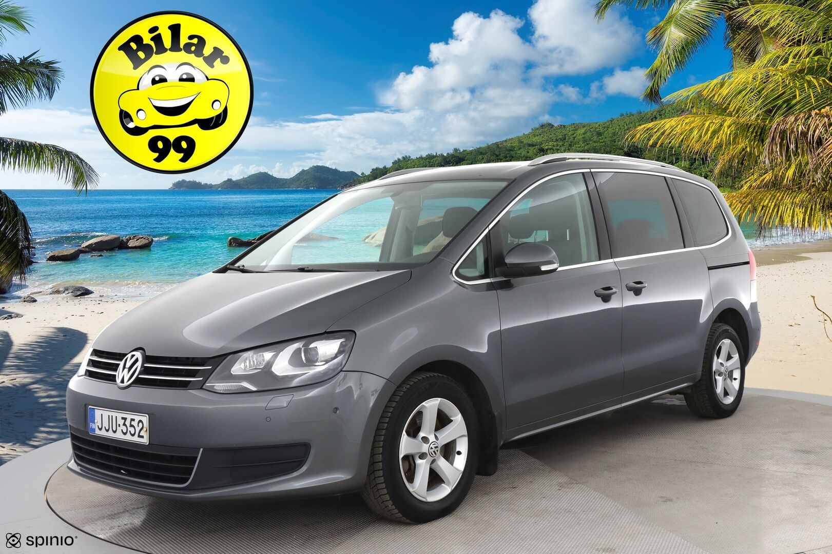 Volkswagen Sharan 2015 Family Edition Comfortline 2,0 TDI 103 kW DSG 7-P * Webasto / Xenon / Vakkari / Vetokoukku * - Suomi-auto / 2x aluvanteet / Juuri huollettu - HULLUT AVAJAISHULINAT KORKOTARJOUS 3,29 %