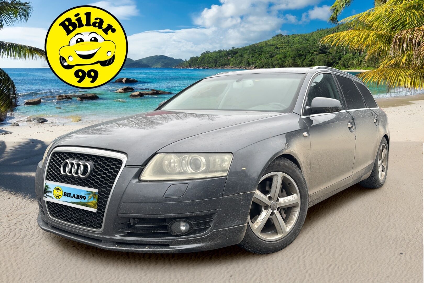 Audi A6 2006 3.0 TDI V6 Quattro Aut– Tämä auto myydään YritysOutlet -valikoimasta vain yritykselle - Nahat / Navi / 2x Renkaat / Leimaa 11/26