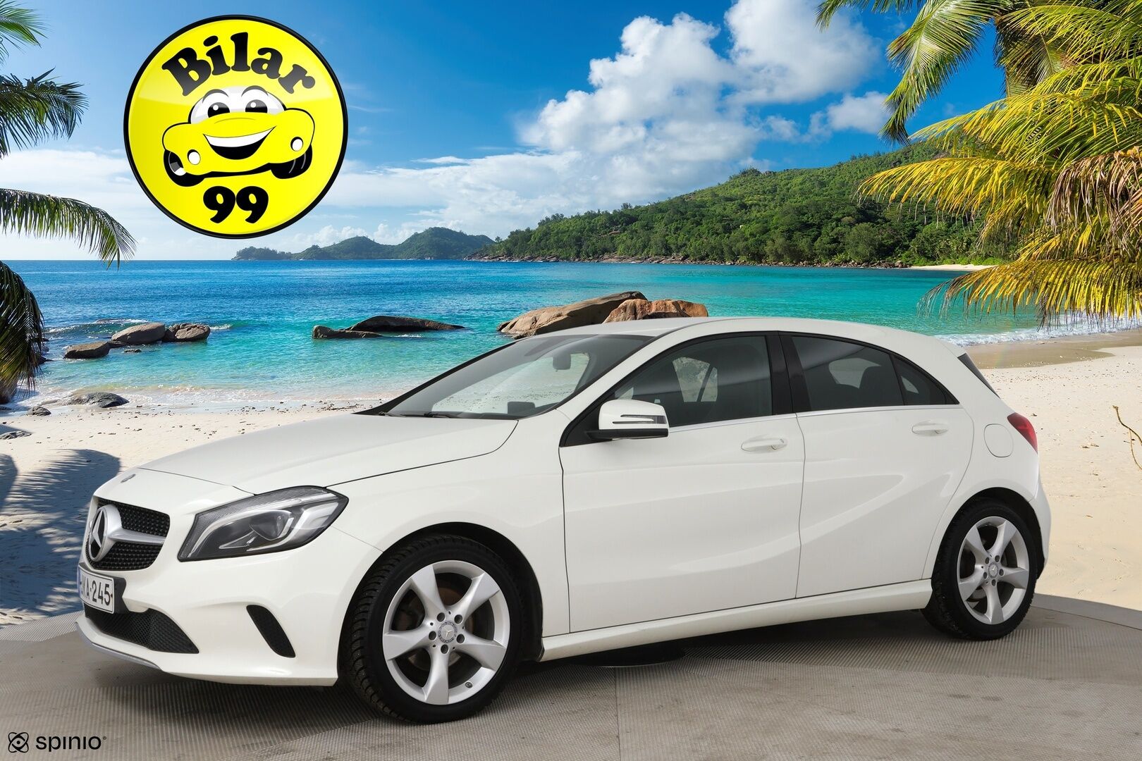 Mercedes-Benz A 2016 180 d A Premium Business / P-Kamera / LED-Ajovalot / Lohko + Sisätilanlämmitin - Siistikuntoinen Suomi-Auto hyvällä huoltohistorialla! - HULLUT JOULUT KORKOTARJOUS 2,49% 