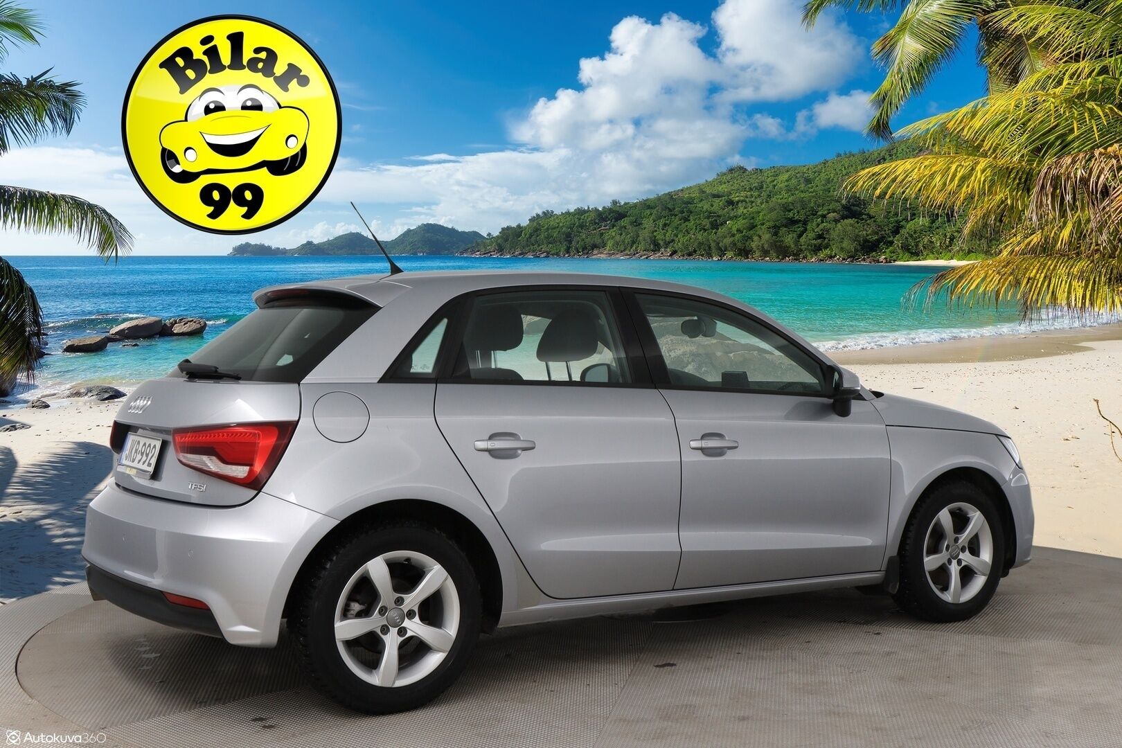 Audi A1 2016 Sportback Comfort 1,4 TFSI 92 kW S tronic - Suomi-auto / Vakionopeudensäädin / Peruutustutkat / Xenon / 2x renkaat / Metalliväri