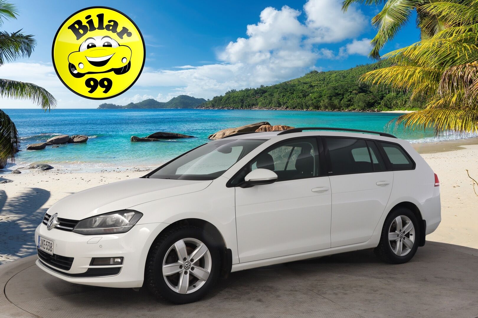 Volkswagen Golf 2017 Variant Allstar 1,4 TSI 110 kW (150 hv) DSG-automaatti * Webasto / Adapt.vakkari / Ratinlämmitin / Keyless * - Suomi-auto / 2x Avain / 2x Vanteet ja renkaat / 110kw - HULLUT JOULUT KORKOTARJOUS 2,49% 