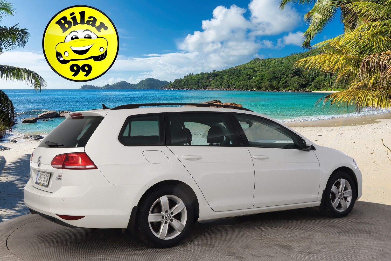 Volkswagen Golf 2017 Variant Allstar 1,4 TSI 110 kW (150 hv) DSG-automaatti * Webasto / Adapt.vakkari / Ratinlämmitin / Keyless * - Suomi-auto / 2x Avain / 2x Vanteet ja renkaat / 110kw - HULLUT BLACKWEEK JATKOT - KORKOTARJOUS 2,49%