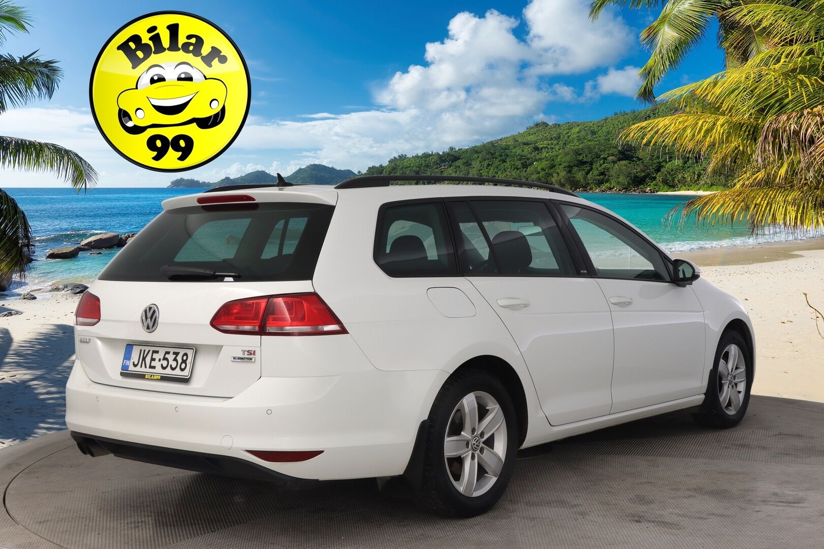 Volkswagen Golf 2017 Variant Allstar 1,4 TSI 110 kW (150 hv) DSG-automaatti * Webasto / Adapt.vakkari / Ratinlämmitin / Keyless * - Suomi-auto / 2x Avain / 2x Vanteet ja renkaat / 110kw - HULLU BLACKWEEK KORKOTARJOUS 2,49%