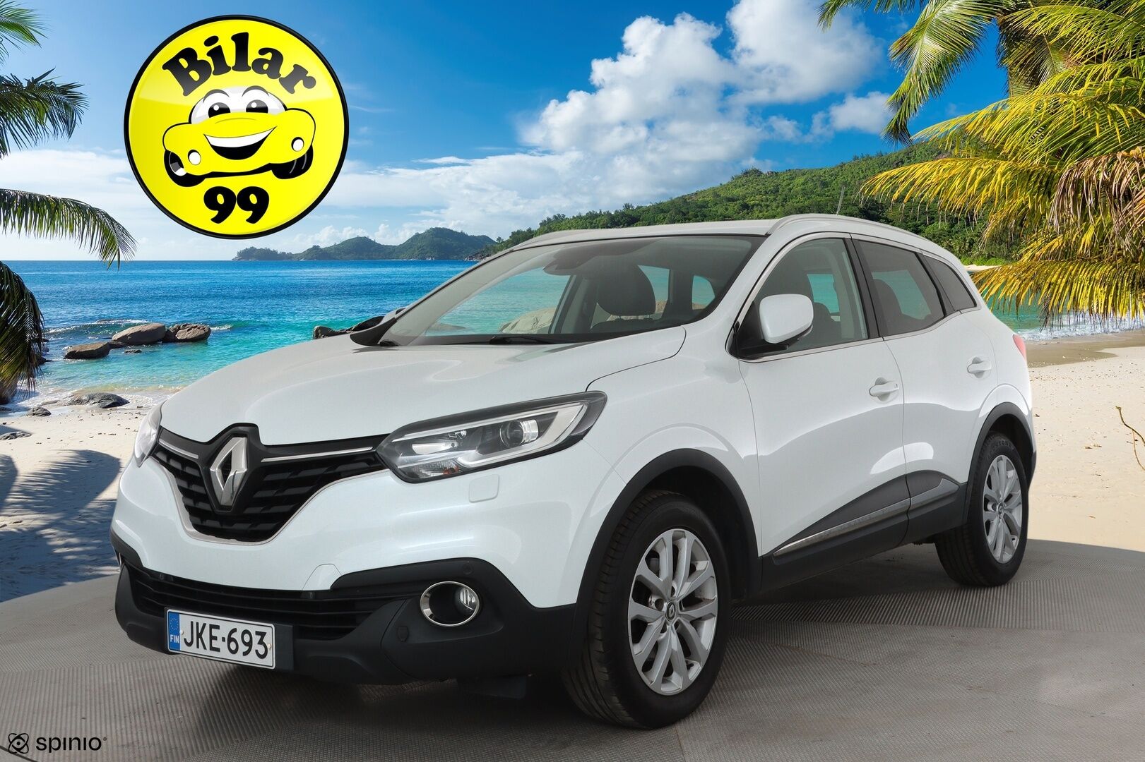 Renault Kadjar 2017 Energy dCi 110 EDC-aut Zen **Puolinahat / Navi / Kaistavahti / Vakkari / P.Tutkat / Bluetooth** - 2-omisteinen Suomi-auto