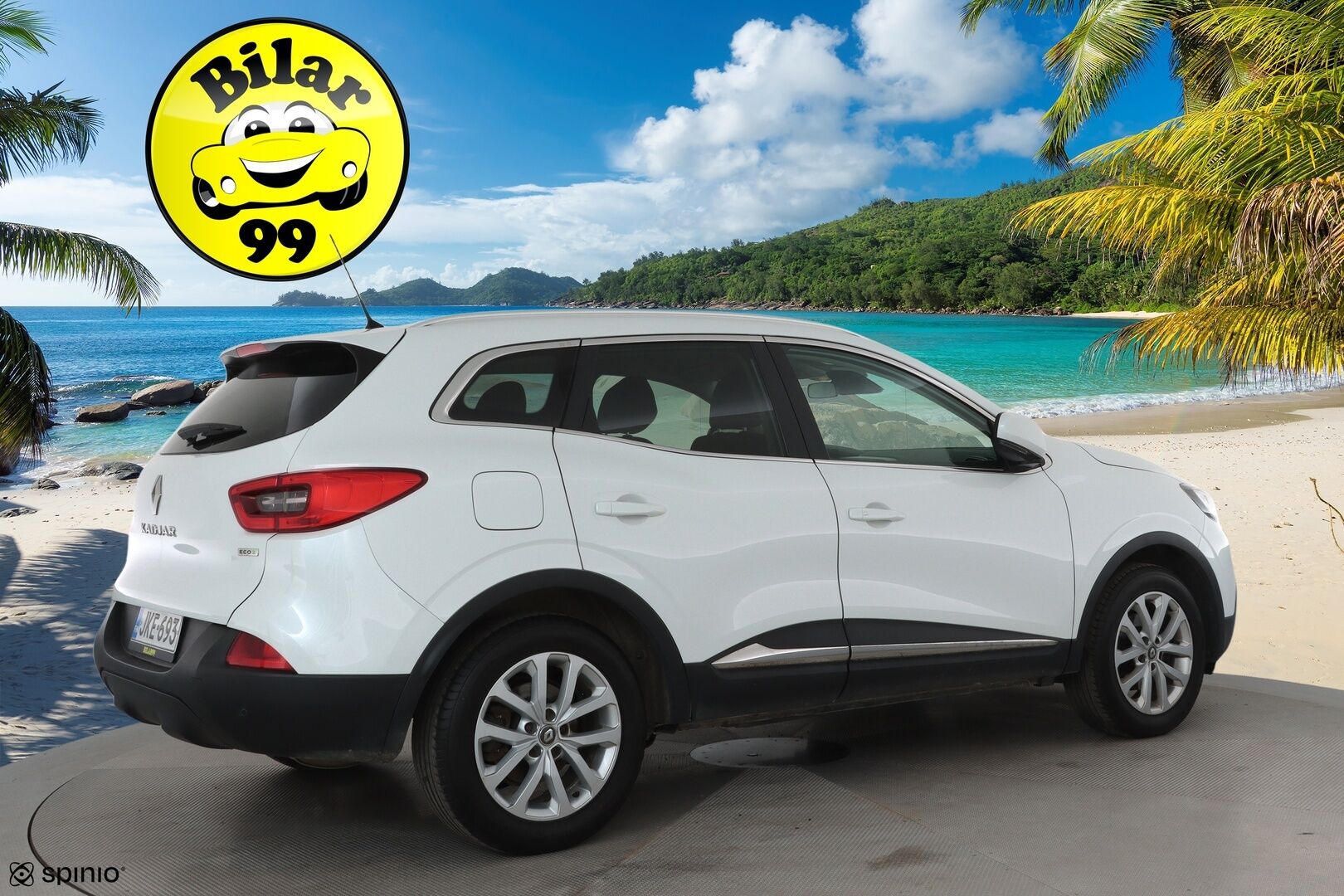 Renault Kadjar 2017 Energy dCi 110 EDC-aut Zen **Puolinahat / Navi / Kaistavahti / Vakkari / P.Tutkat / Bluetooth** - 2-omisteinen Suomi-auto