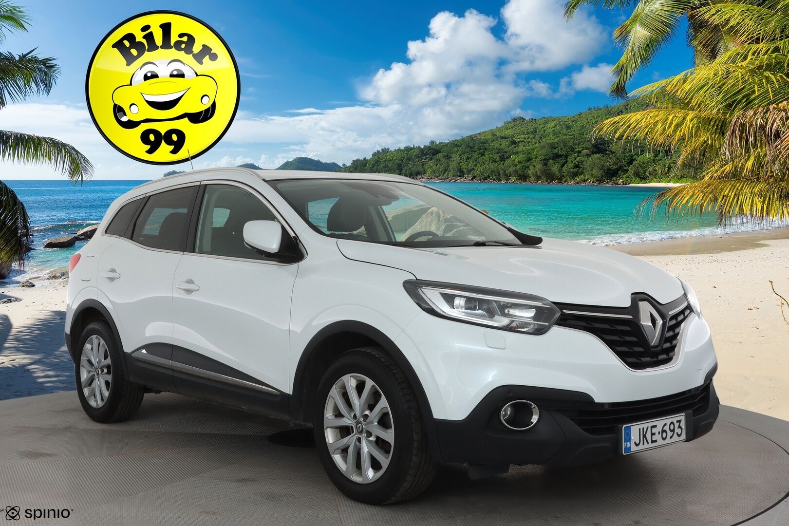 Renault Kadjar 2017 Energy dCi 110 EDC-aut Zen **Puolinahat / Navi / Kaistavahti / Vakkari / P.Tutkat / Bluetooth** - 2-omisteinen Suomi-auto