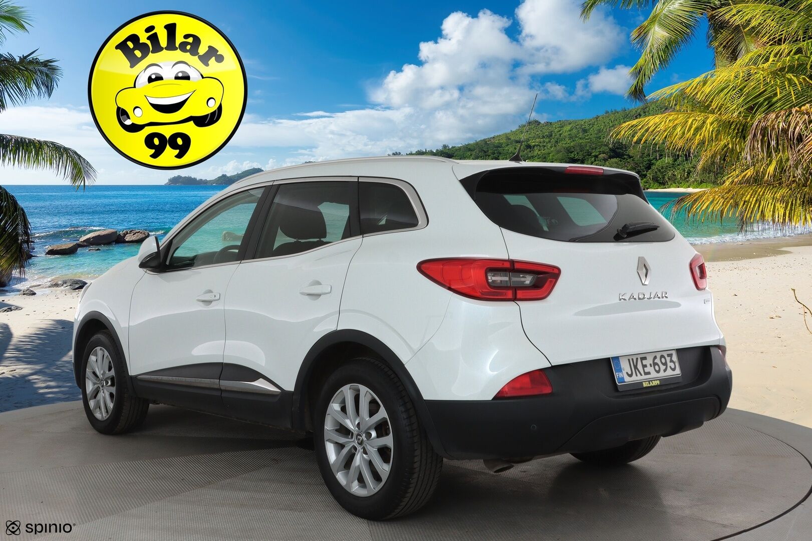Renault Kadjar 2017 Energy dCi 110 EDC-aut Zen **Puolinahat / Navi / Kaistavahti / Vakkari / P.Tutkat / Bluetooth** - 2-omisteinen Suomi-auto