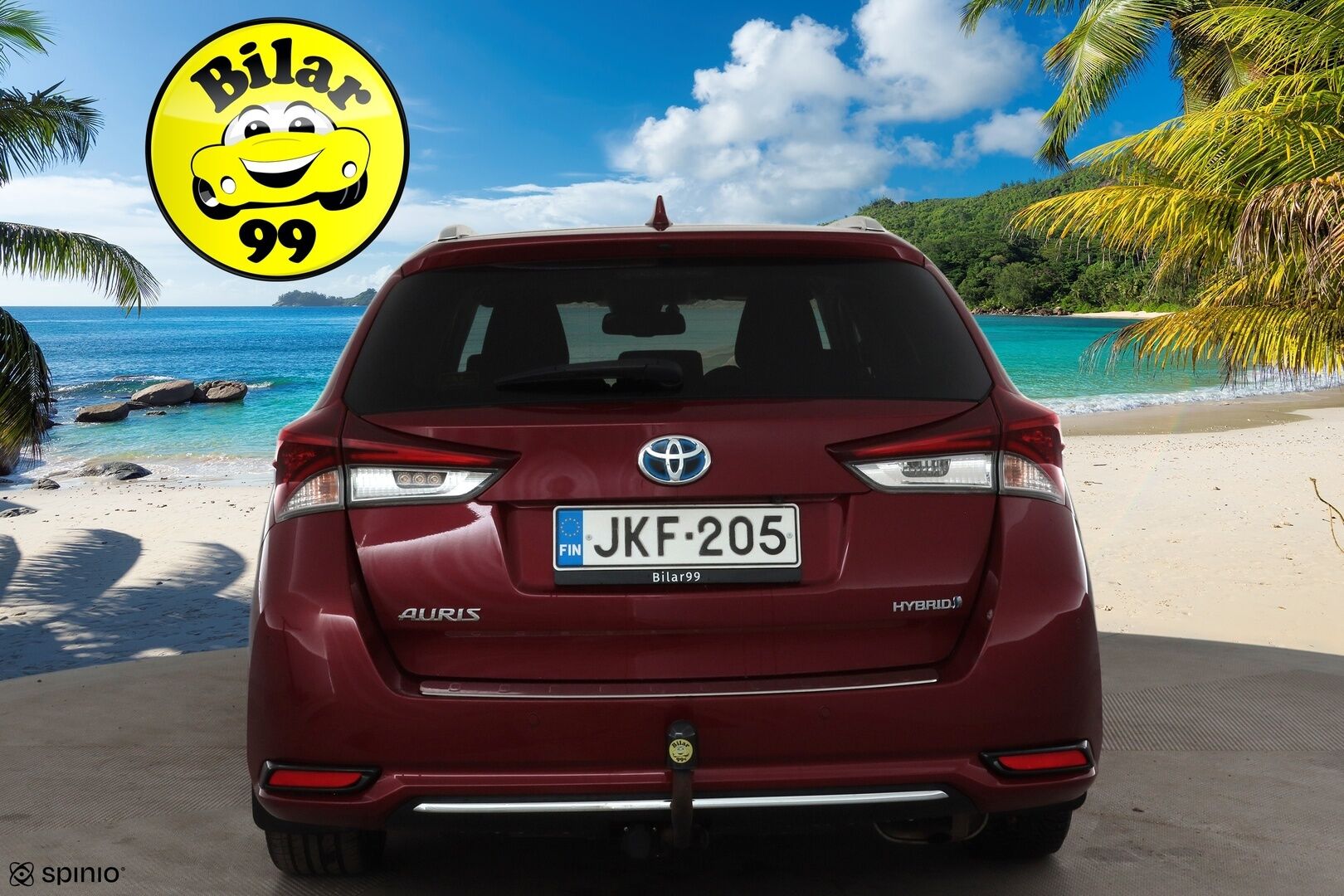 Toyota Auris 2017 Touring Sports 1,8 Hybrid Style * Suomi-auto / Lasikatto / Vakkari / P.kamera / LED / Navi / Koukku / KeylessGo * - Kahdet renkaat aluvanteilla - HULLUT JOULUT KORKOTARJOUS 2,49% 