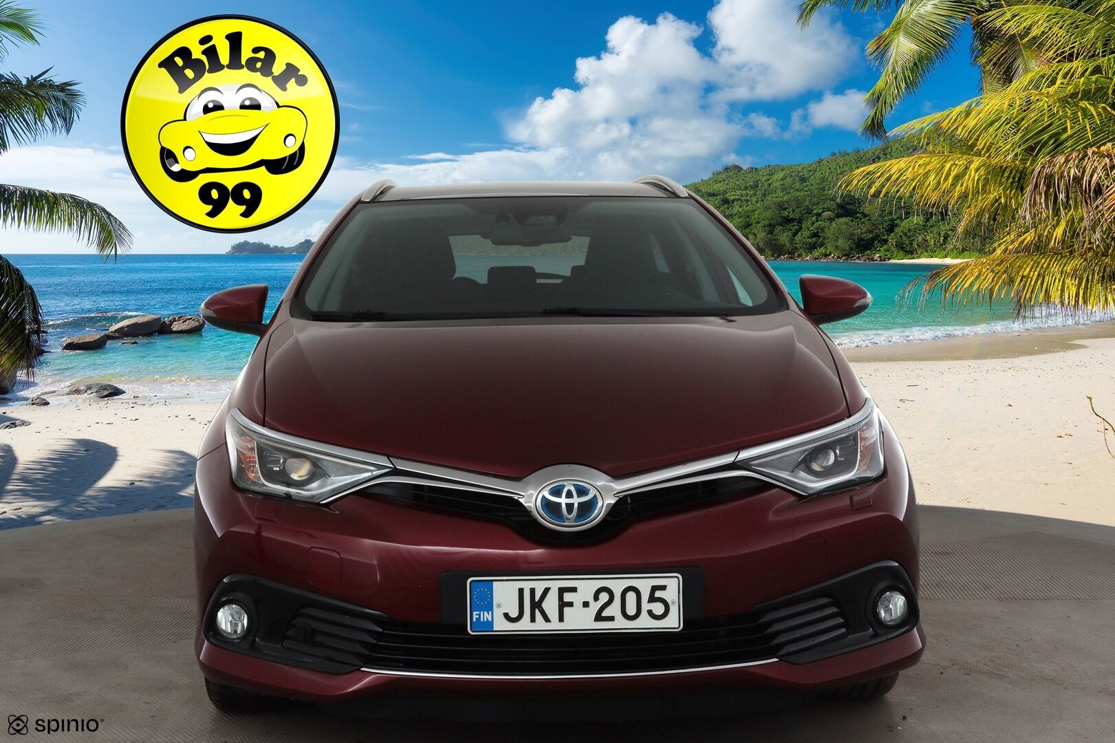 Toyota Auris 2017 Touring Sports 1,8 Hybrid Style * Suomi-auto / Lasikatto / Vakkari / P.kamera / LED / Navi / Koukku / KeylessGo * - Kahdet renkaat aluvanteilla - HULLUT JOULUT KORKOTARJOUS 2,49% 