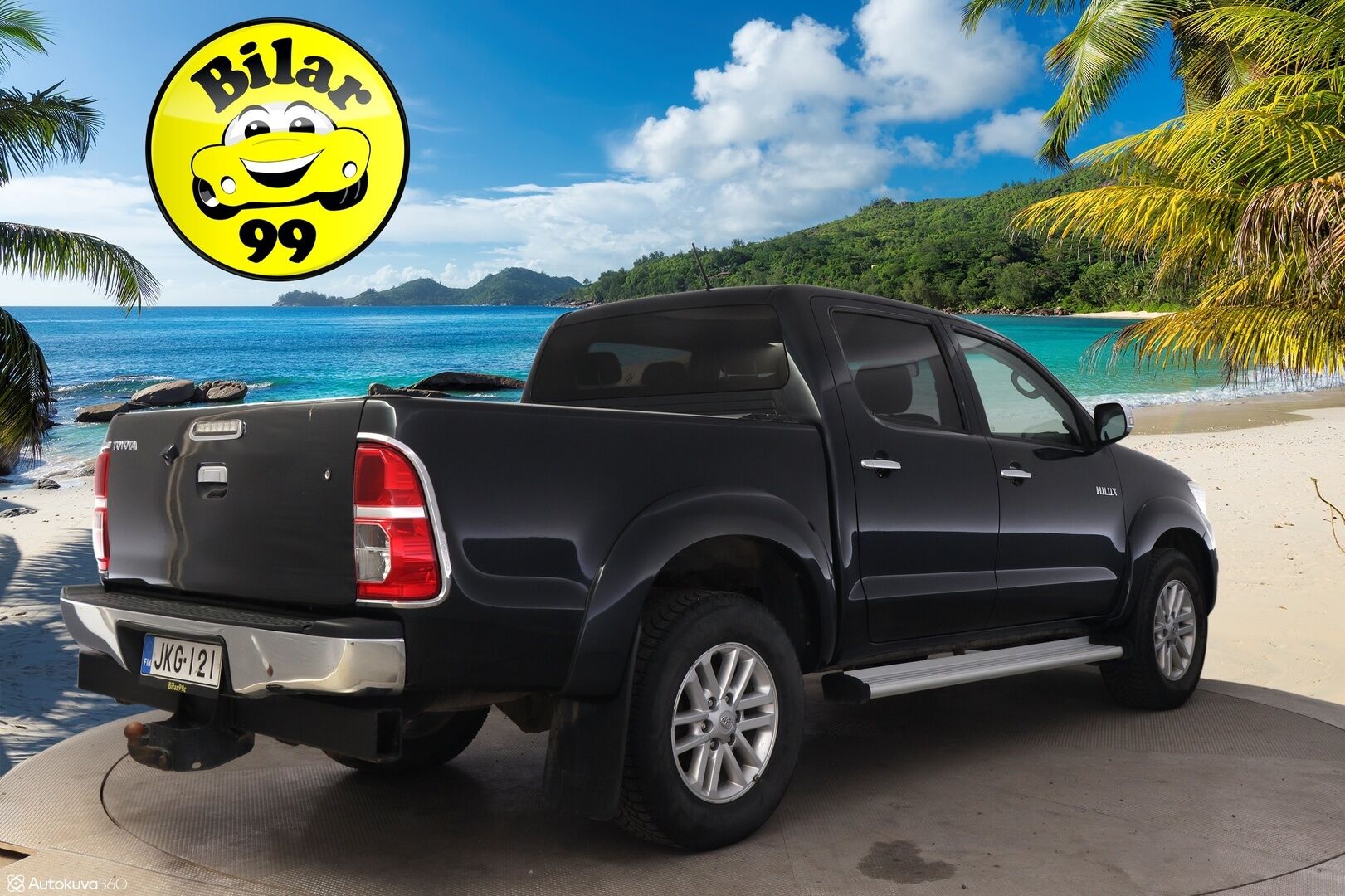 Toyota Hilux 2014 3.0 Double Cab D-4D 4WD 171Hv *5-P / Webasto / P.Kamera / Koukku / Remmi Vaihdettu / Vakkari / Hyvät huollot* - 3,99 % KORKOTARJOUS TÄHÄN AUTOON - Hieno 5-paikkainen Hilux fiksuilla huolloilla sekä kaksilla renkailla!