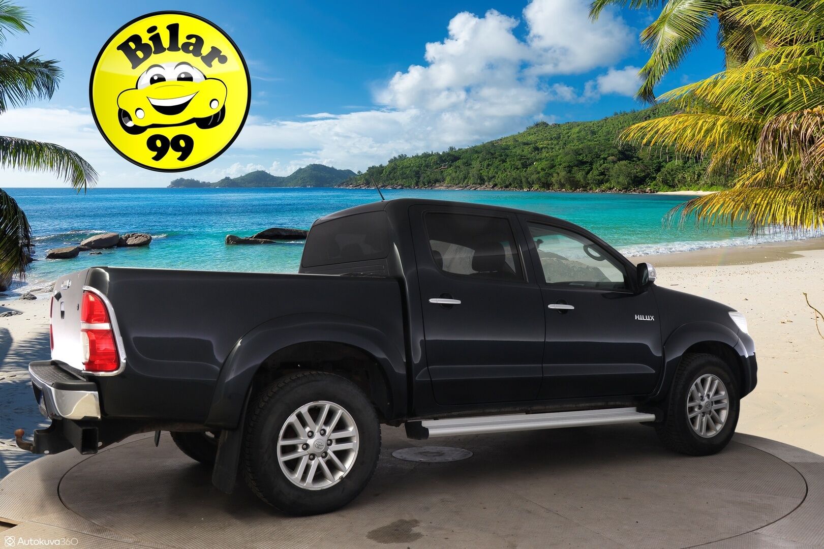Toyota Hilux 2014 3.0 Double Cab D-4D 4WD 171Hv *5-P / Webasto / P.Kamera / Koukku / Remmi Vaihdettu / Vakkari / Hyvät huollot* - 3,99 % KORKOTARJOUS TÄHÄN AUTOON - Hieno 5-paikkainen Hilux fiksuilla huolloilla sekä kaksilla renkailla!