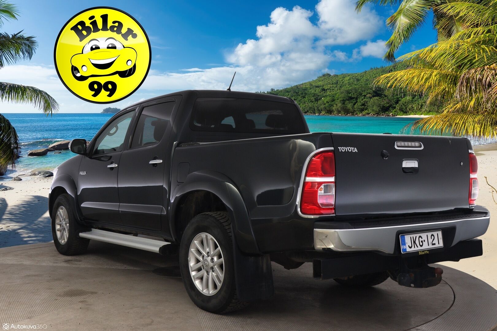 Toyota Hilux 2014 3.0 Double Cab D-4D 4WD 171Hv *5-P / Webasto / P.Kamera / Koukku / Remmi Vaihdettu / Vakkari / Hyvät huollot* - 3,99 % KORKOTARJOUS TÄHÄN AUTOON - Hieno 5-paikkainen Hilux fiksuilla huolloilla sekä kaksilla renkailla!