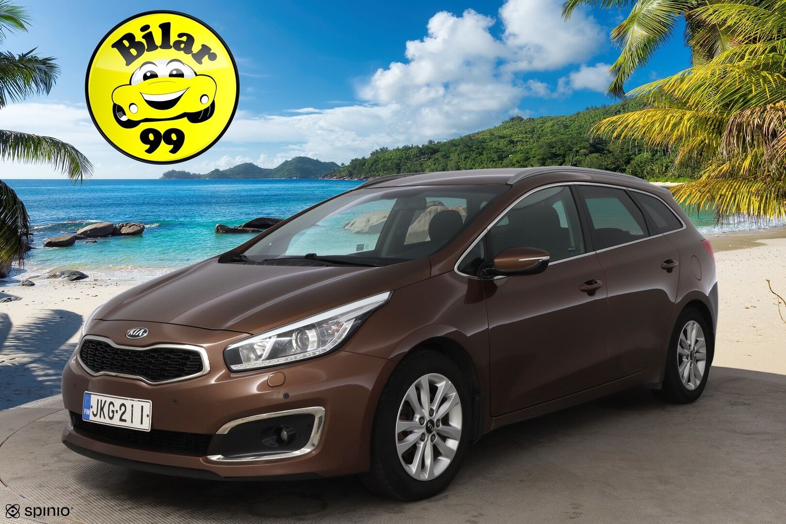 Kia cee'd 2017 1,6 CRDi ISG 136hv EX SW DCT A/T Ecodynamics - Suomiauto / P.Kamera / Lohko&Sisäp. / Vetokoukku / Vakkari / Ratinlämmitin / Navi