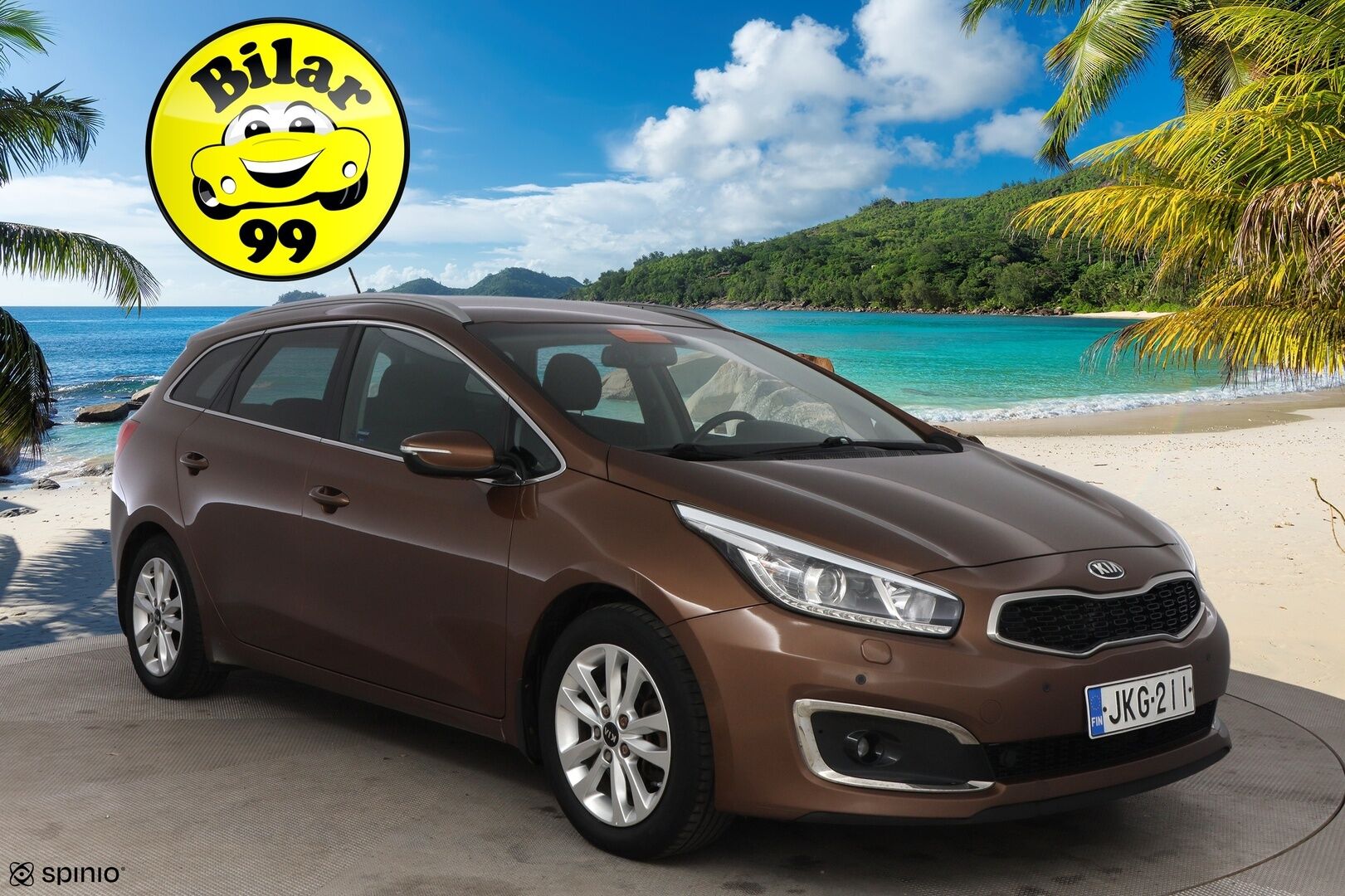 Kia cee'd 2017 1,6 CRDi ISG 136hv EX SW DCT A/T Ecodynamics - Suomiauto / P.Kamera / Lohko&Sisäp. / Vetokoukku / Vakkari / Ratinlämmitin / Navi