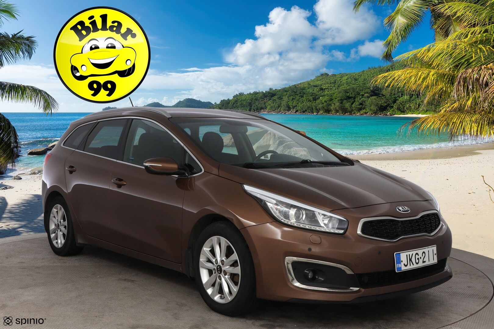 Kia cee'd 2017 1,6 CRDi ISG 136hv EX SW DCT A/T Ecodynamics - Suomiauto / P.Kamera / Lohko&Sisäp. / Vetokoukku / Vakkari / Ratinlämmitin / Navi