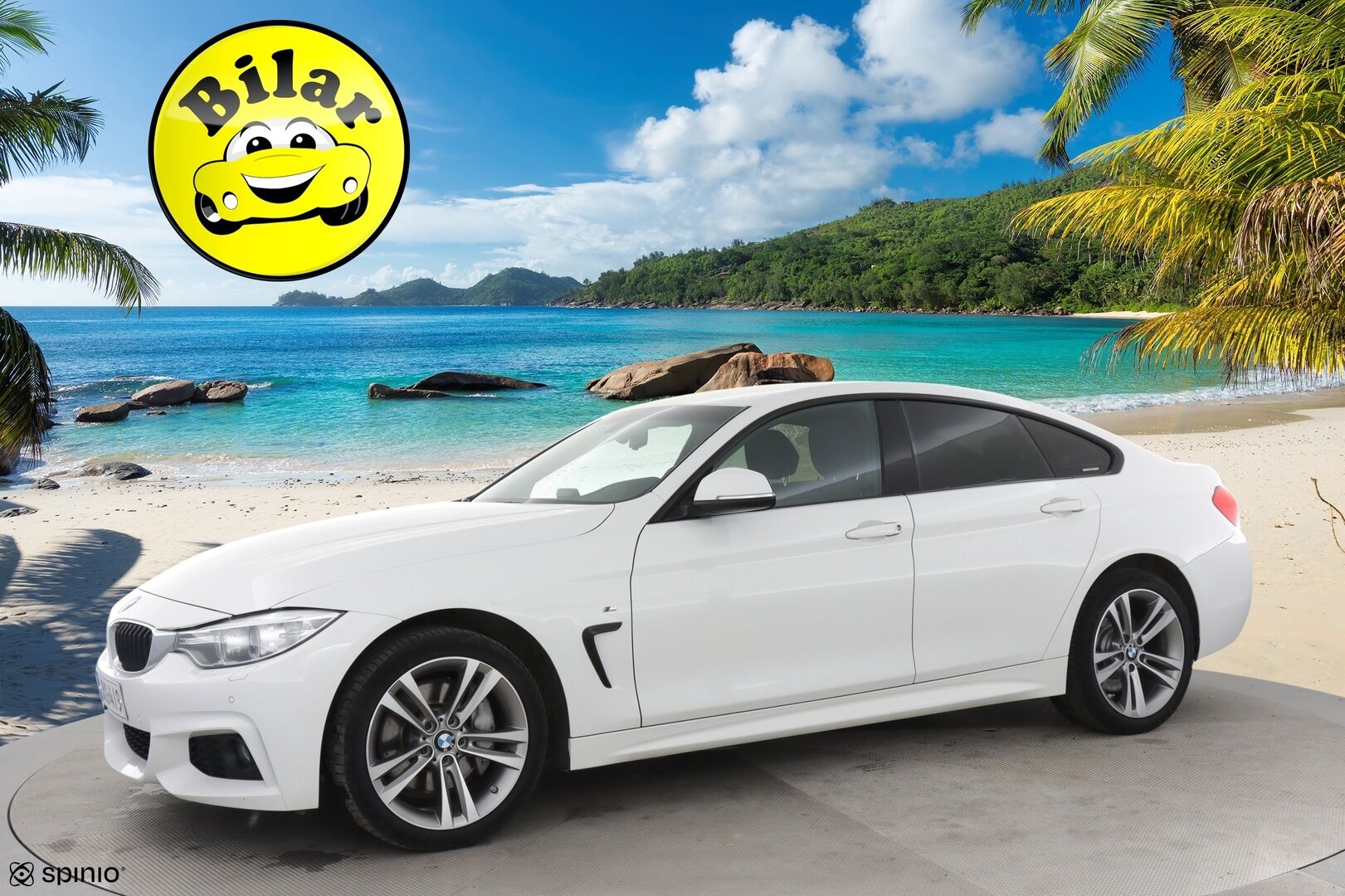 BMW 440 2017 F36 Gran Coupe 440i A xDrive M Sport Edition Business - | HIFI | Sport Alcantara istuimet, kuljettajan istuin muistilla | Carplay |  Tutkat eteen ja taakse | Vetokoukku |