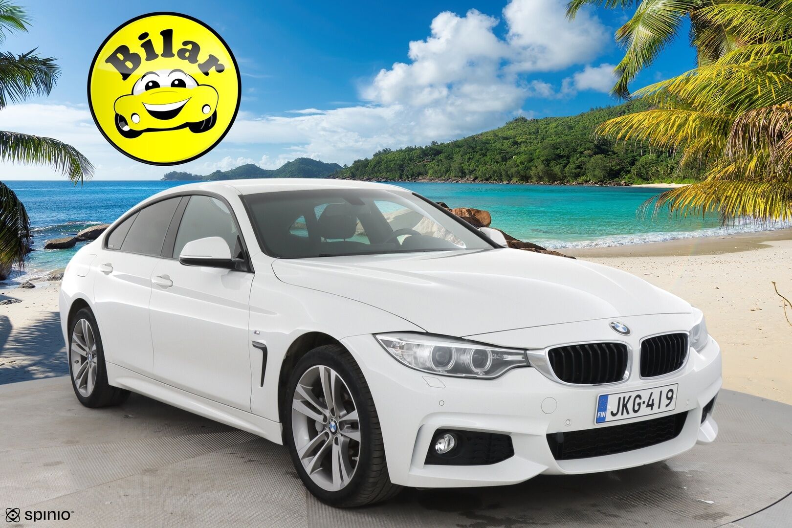 BMW 440 2017 F36 Gran Coupe 440i A xDrive M Sport Edition Business - | HIFI | Sport Alcantara istuimet, kuljettajan istuin muistilla | Carplay |  Tutkat eteen ja taakse | Vetokoukku |