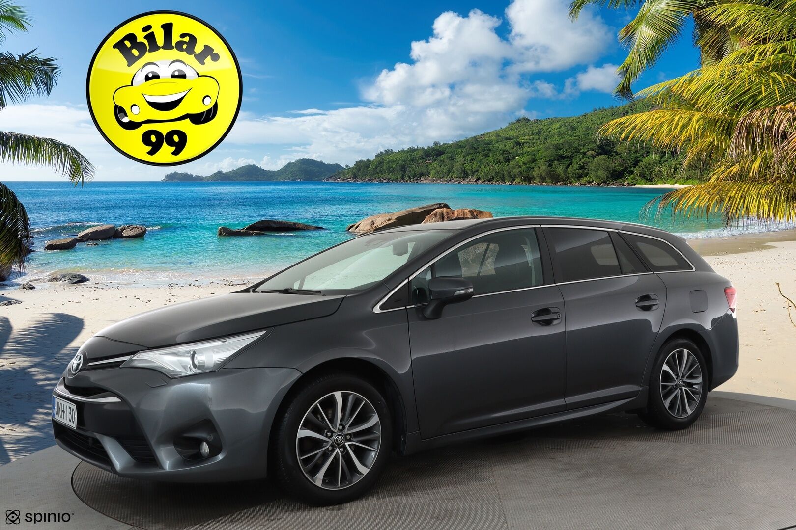 Toyota Avensis 2017 1,8 Valvematic Active Edition Touring Sports Multidrive S **Vakkari / Koukku / P.kamera / LED / Lohkolämmitin / Navi** - Suomi-auto / Merkkihuollettu / Kahdet renkaat aluvanteilla