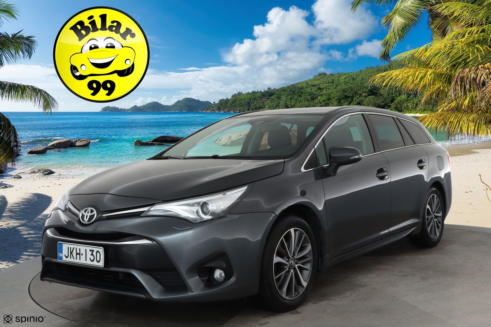 Toyota Avensis 2017 1,8 Valvematic Active Edition Touring Sports Multidrive S **Vakkari / Koukku / P.kamera / LED / Lohkolämmitin / Navi** - Suomi-auto / Merkkihuollettu / Kahdet renkaat aluvanteilla