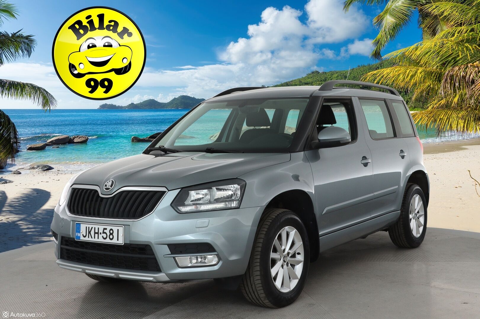 Skoda Yeti 2017 1,4 TSI 150 4x4 Ambition DSG Autom. **Webasto / P.Kamera / Navi / Vakkari / Aut. Ilmastointi / Bluetooth - Suomi-auto / 2x Renkaat