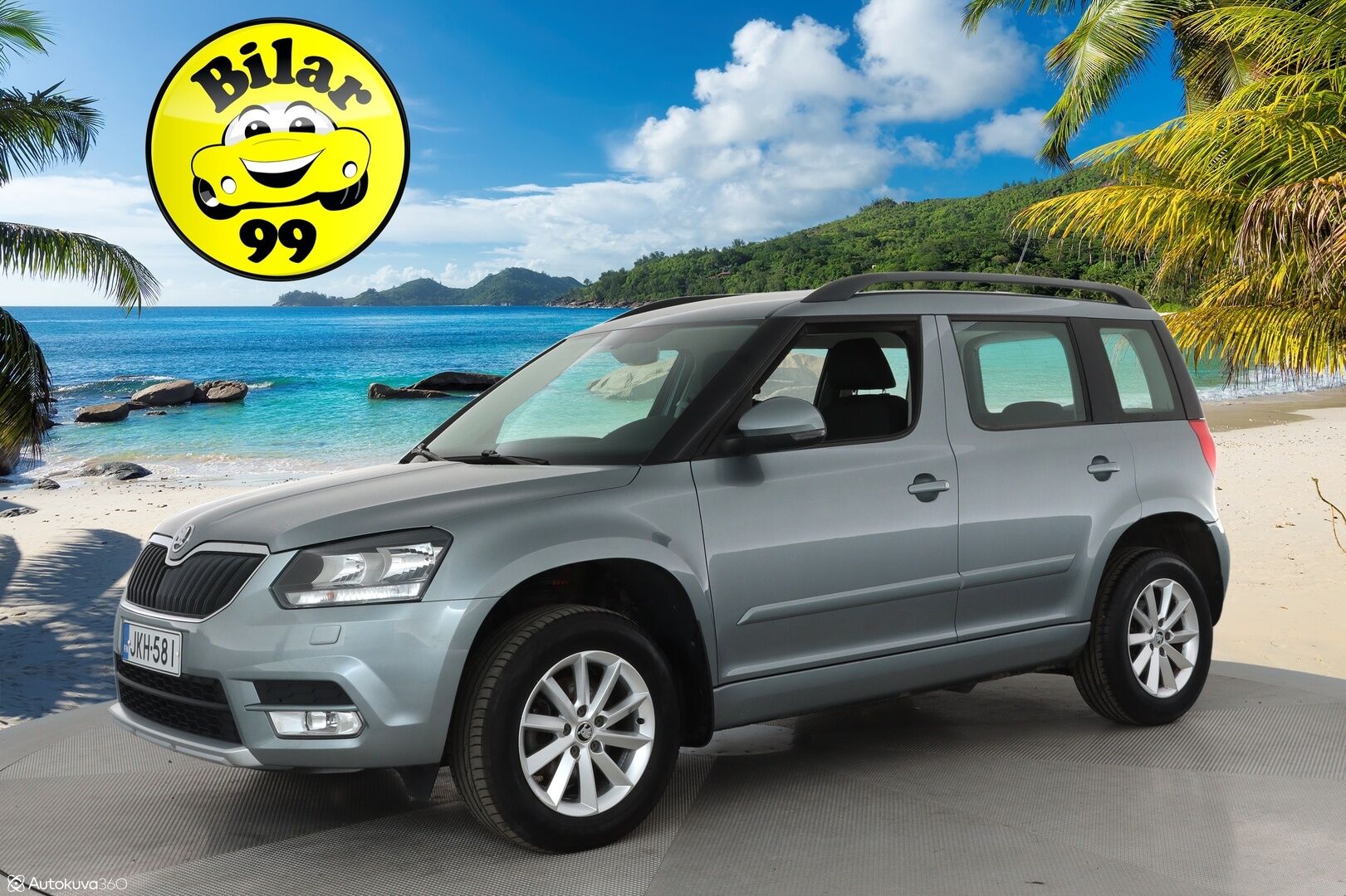 Skoda Yeti 2017 1,4 TSI 150 4x4 Ambition DSG Autom. **Webasto / P.Kamera / Navi / Vakkari / Aut. Ilmastointi / Bluetooth - Suomi-auto / 2x Renkaat