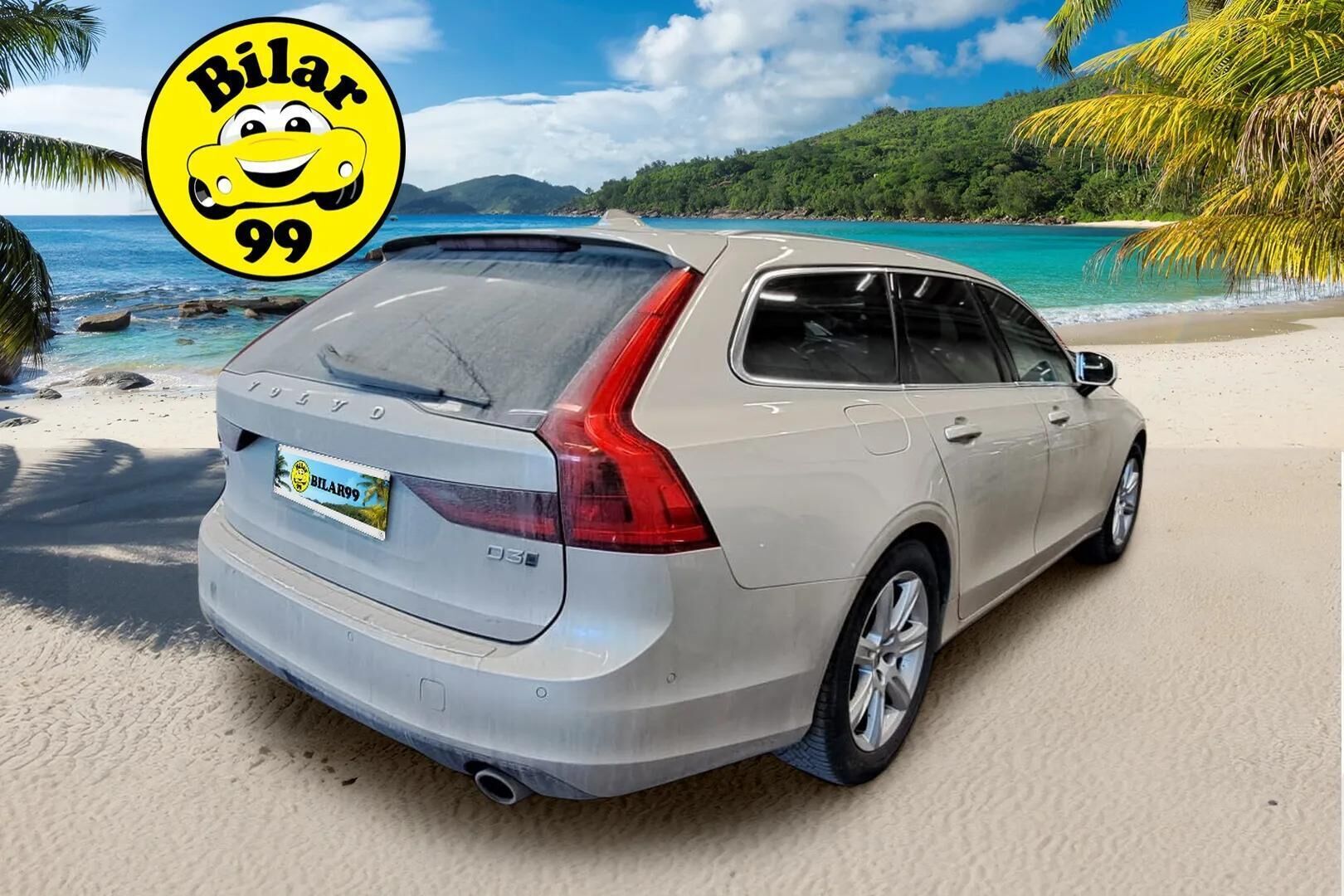 Volvo V90 2017 D3 AWD Business aut * Webasto / ACC / Pilot Assist / HUD / Navi / P.tutkat / Puolinahat / Digimittaristo / 2x-renkaat *