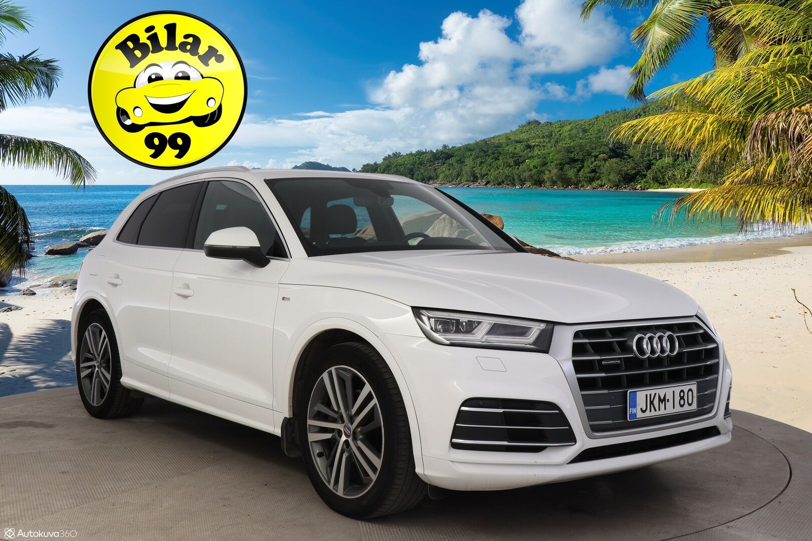 Audi Q5 2017 2,0 TDI 140 kW quattro S tronic S-Line *Webasto / Digimittaristo / Ilma-alusta / Led / Koukku / Ambient-valot* - Upea Audi Hirmuvarusteilla! / Tarkka huoltohistoria, jakohihna vaihdettu!