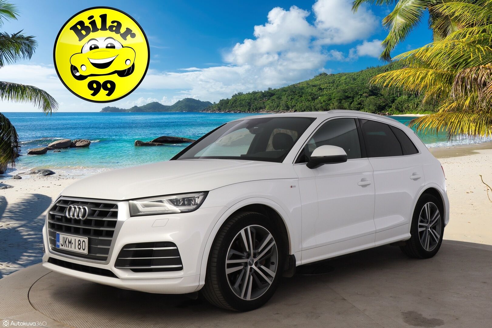 Audi Q5 2017 2,0 TDI 140 kW quattro S tronic S-Line *Webasto / Digimittaristo / Ilma-alusta / Led / Koukku / Ambient-valot* - Upea Audi Hirmuvarusteilla! / Tarkka huoltohistoria, jakohihna vaihdettu!