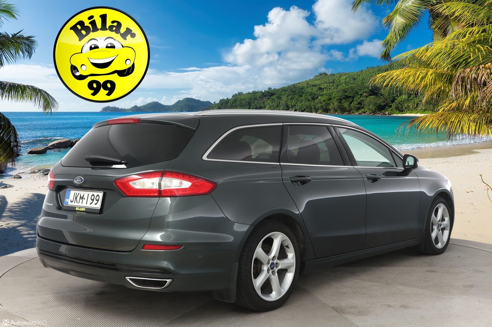 Ford Mondeo 2016 2,0 TDCi 180hv PowerShift Titanium Wagon - 3,99 % KORKOTARJOUS TÄHÄN AUTOON - 31.5. ASTI! - * Avaimeton ovien avaus / LED /  Sähkökontti / Muistipenkki / Läm.Tuulilasi *