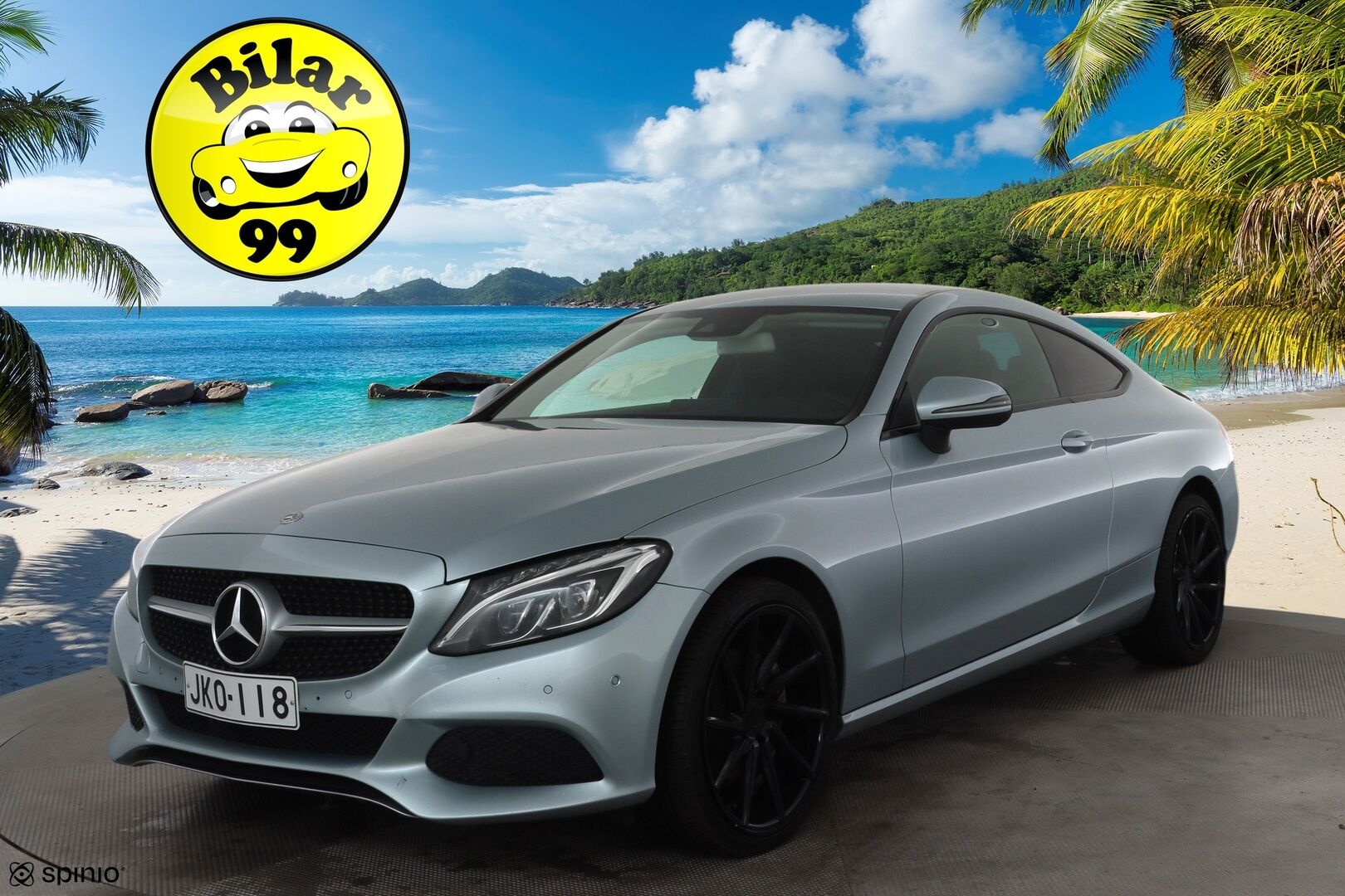 Mercedes-Benz C 2017 200 Coupé 4Matic A * Webasto / Vakkari / ILS-LED / Muistipenkit / Navi / Puolinahat * - Suomi-auto / Kahdet renkaat aluvanteilla