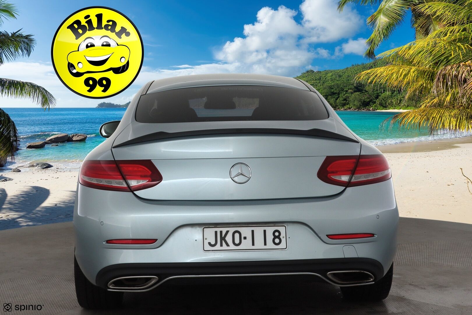 Mercedes-Benz C 2017 200 Coupé 4Matic A * Webasto / Vakkari / ILS-LED / Muistipenkit / Navi / Puolinahat * - Suomi-auto / Kahdet renkaat aluvanteilla