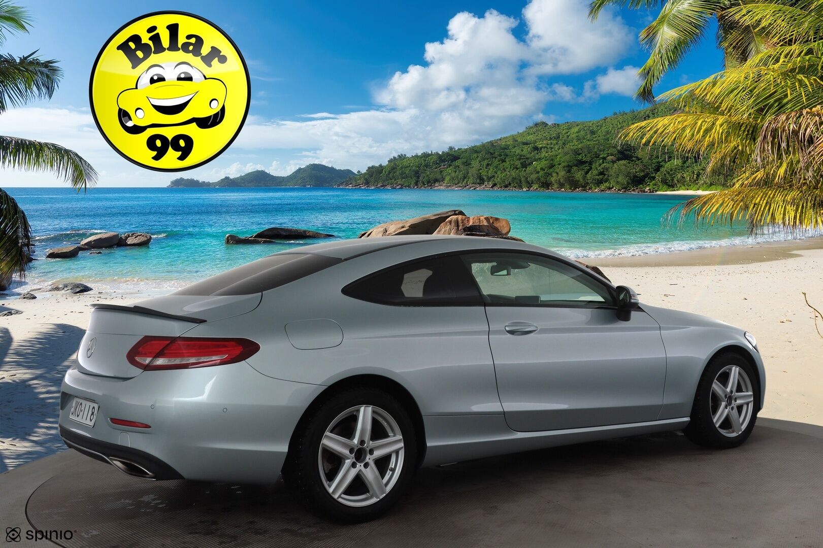 Mercedes-Benz C 2017 200 Coupé 4Matic A * Webasto / Vakkari / ILS-LED / Muistipenkit / Navi / Puolinahat * - Suomi-auto / Kahdet renkaat aluvanteilla