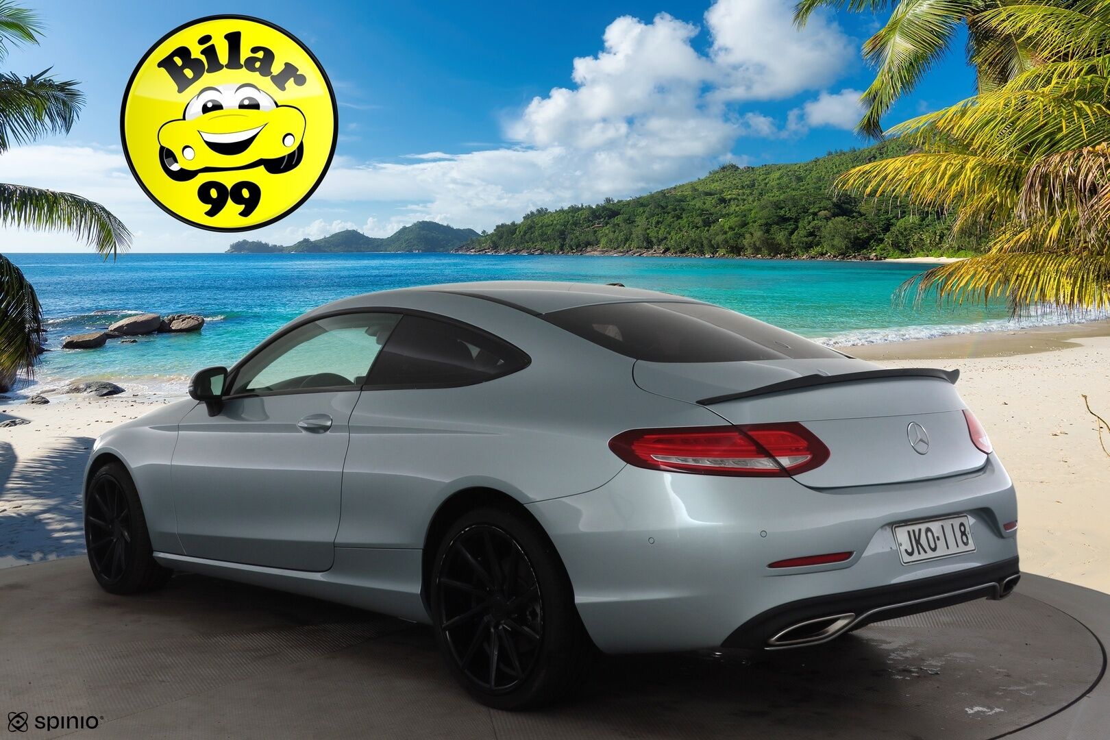 Mercedes-Benz C 2017 200 Coupé 4Matic A * Webasto / Vakkari / ILS-LED / Muistipenkit / Navi / Puolinahat * - Suomi-auto / Kahdet renkaat aluvanteilla