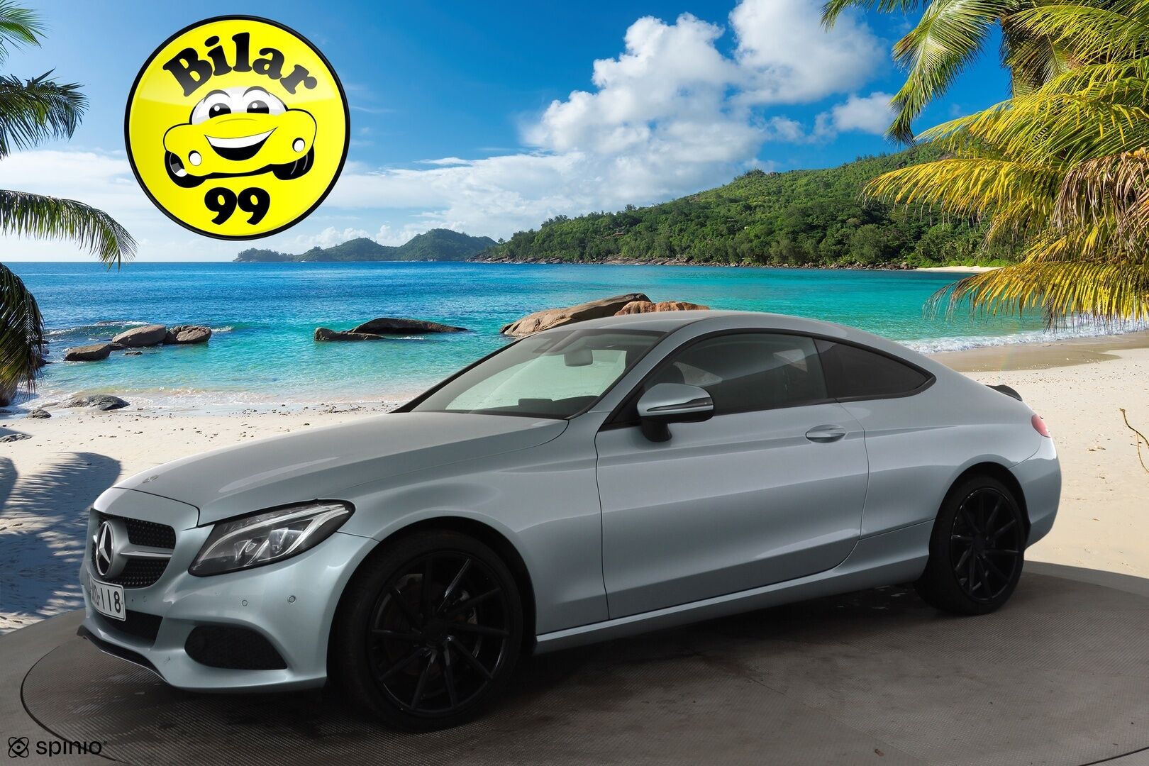 Mercedes-Benz C 2017 200 Coupé 4Matic A * Webasto / Vakkari / ILS-LED / Muistipenkit / Navi / Puolinahat * - Suomi-auto / Kahdet renkaat aluvanteilla