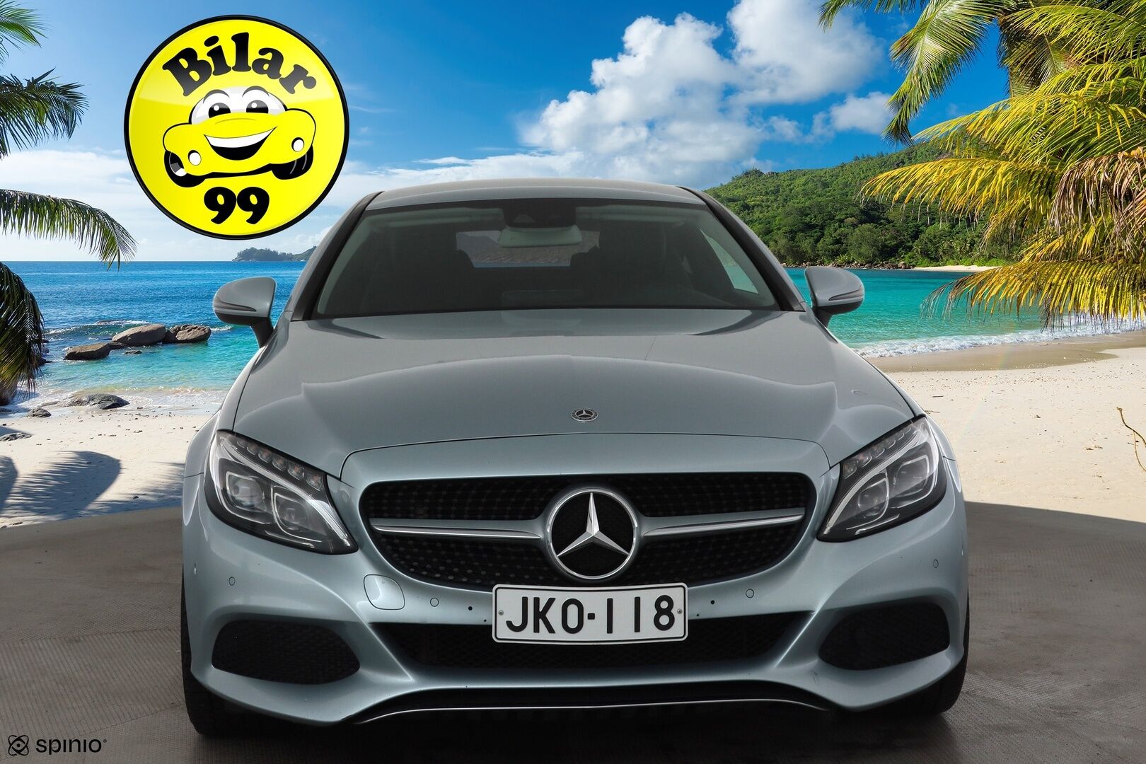 Mercedes-Benz C 2017 200 Coupé 4Matic A * Webasto / Vakkari / ILS-LED / Muistipenkit / Navi / Puolinahat * - Suomi-auto / Kahdet renkaat aluvanteilla
