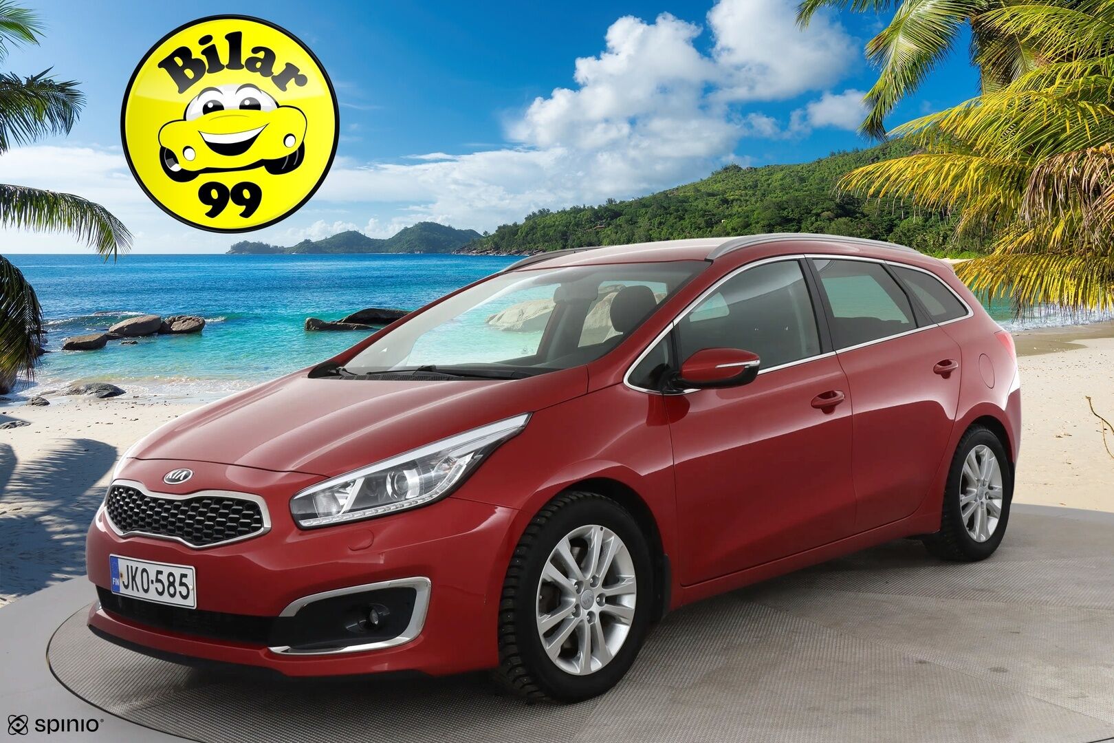 Kia cee'd 2017 1,6 EX SW DCT A/T / Vakkari / P-kamera / Lohko+sisälämmitin / Apple&Android / Koukku / Ratinlämmitin / Navi - Suomi-auto / Merkkihuollettu / 2x Aluvanteet / Uudenveroiset nastat, sekä kesärenkaat!